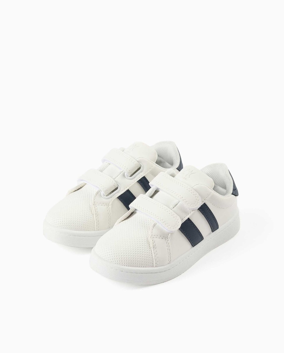 Zapatillas deportivas de niño con cierre adherente y suela antideslizante - Zippy - Azul Azul-2