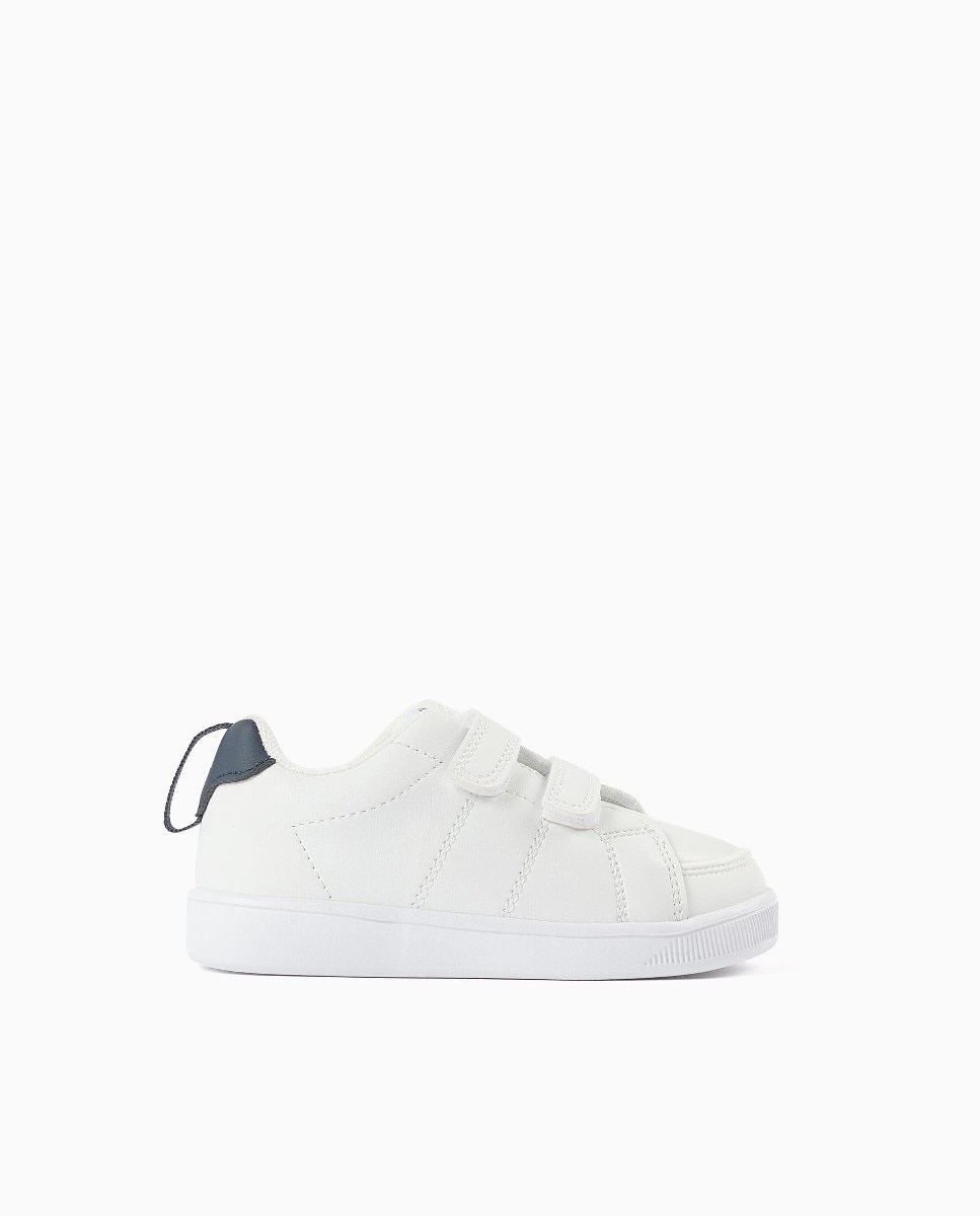 Zapatillas deportivas de bebé niño con tiras autoadherentes y suela antideslizante - Zippy - Azul marino Azul marino-1