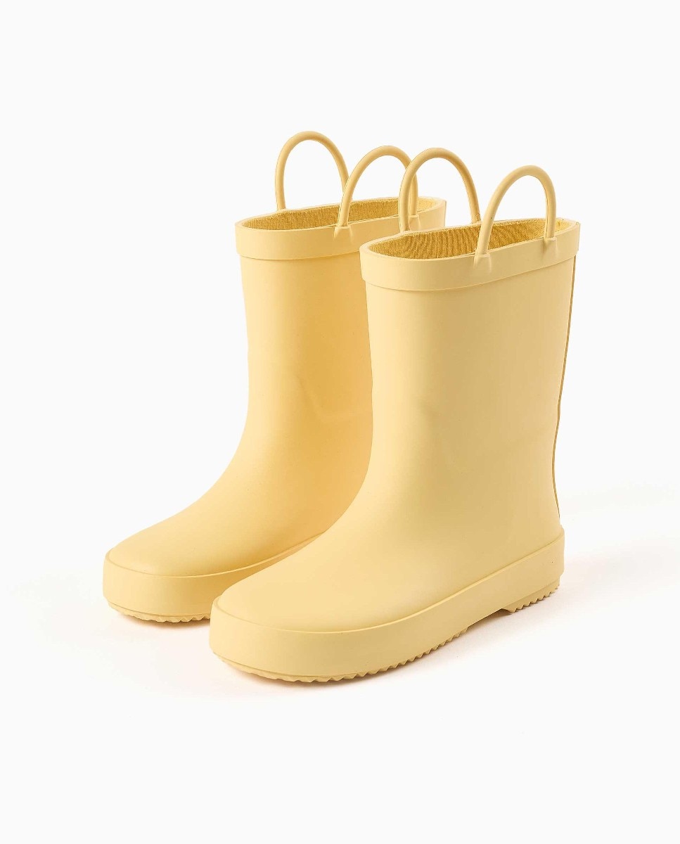Botas de agua de niña con asas y suela antideslizante - Zippy - Amarillo Amarillo-2