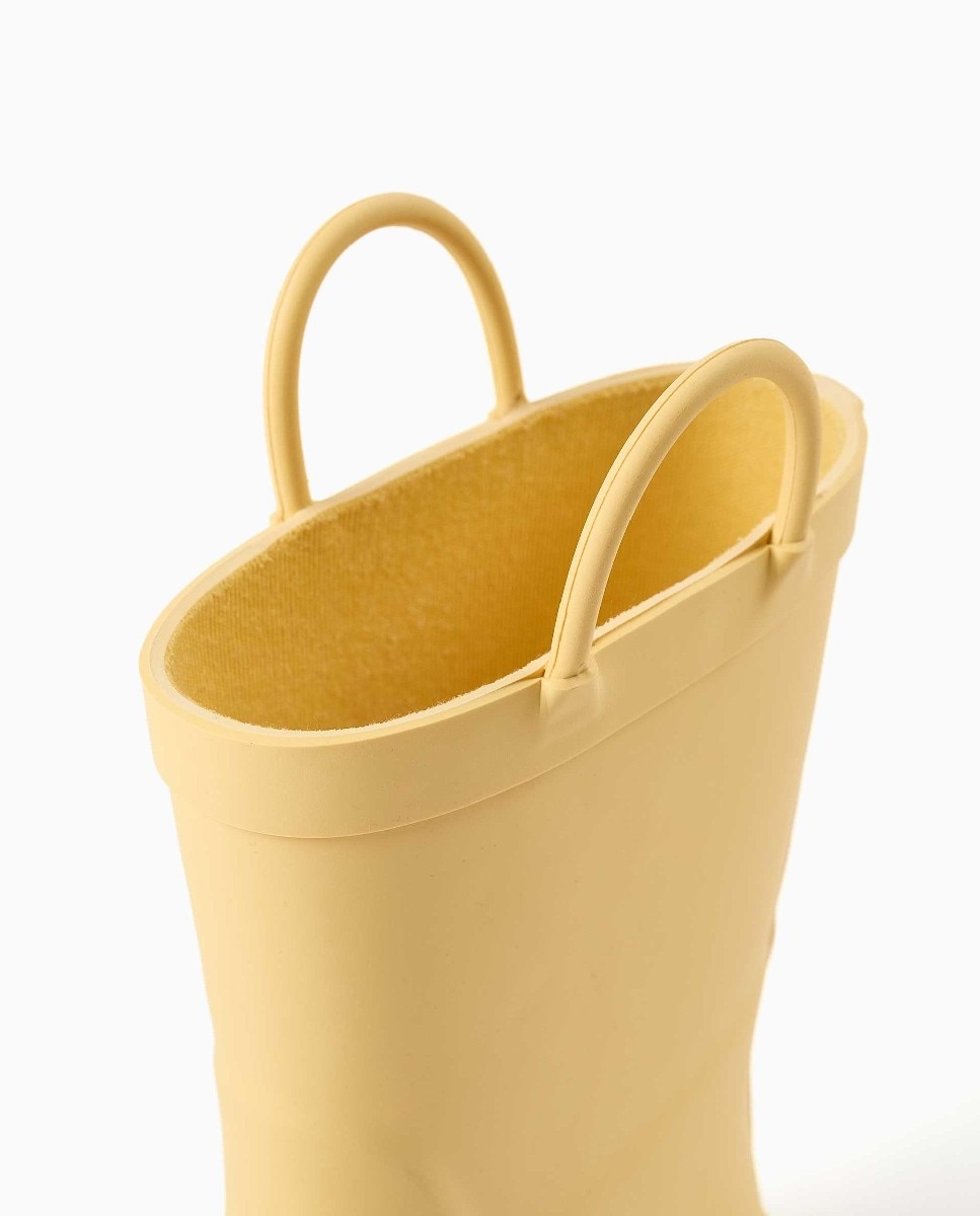 Botas de agua de niña con asas y suela antideslizante - Zippy - Amarillo Amarillo-4