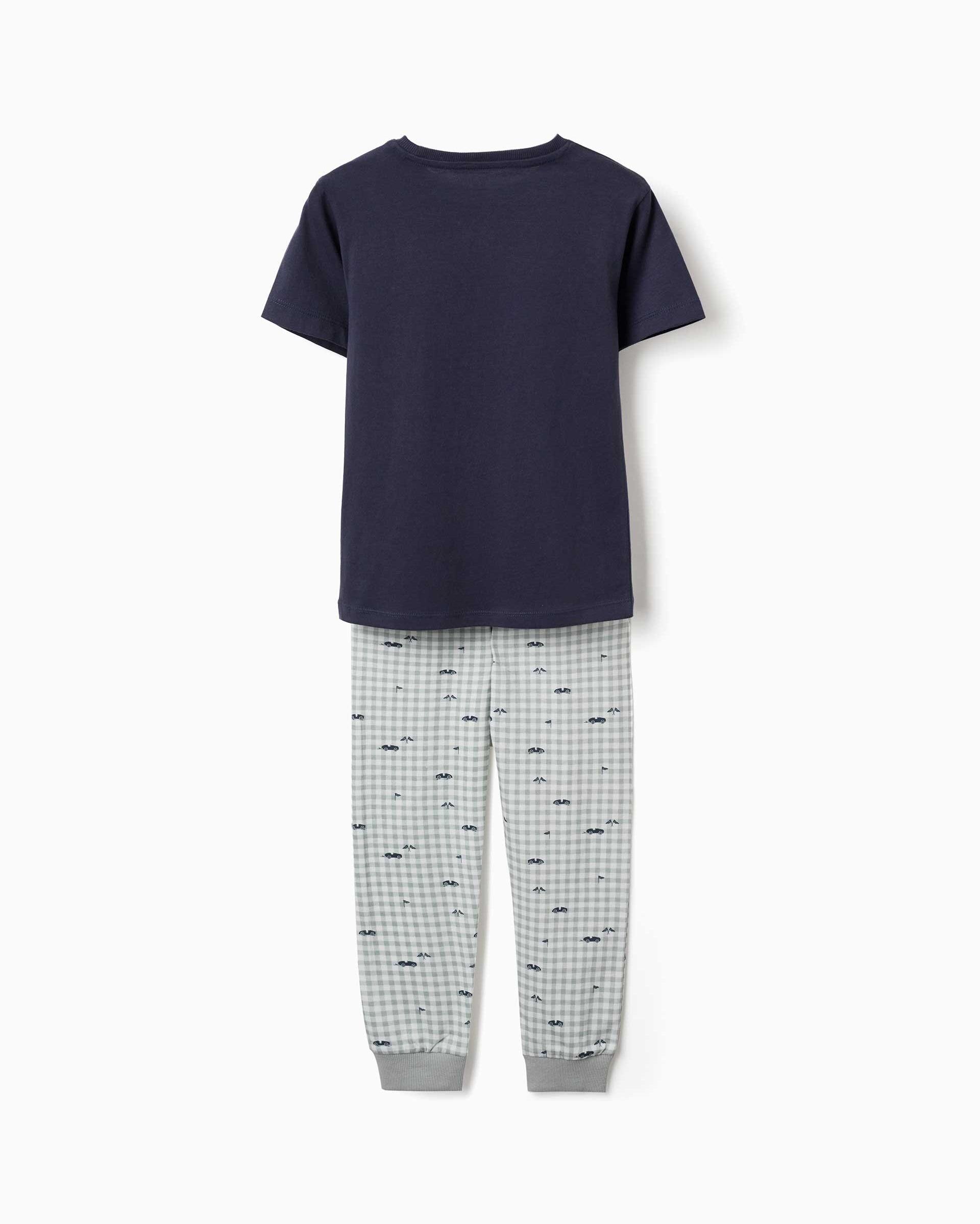 Pack de 2 pijamas de niño 100% algodón y con estampado de coches - Zippy - Multicolor Multicolor-2