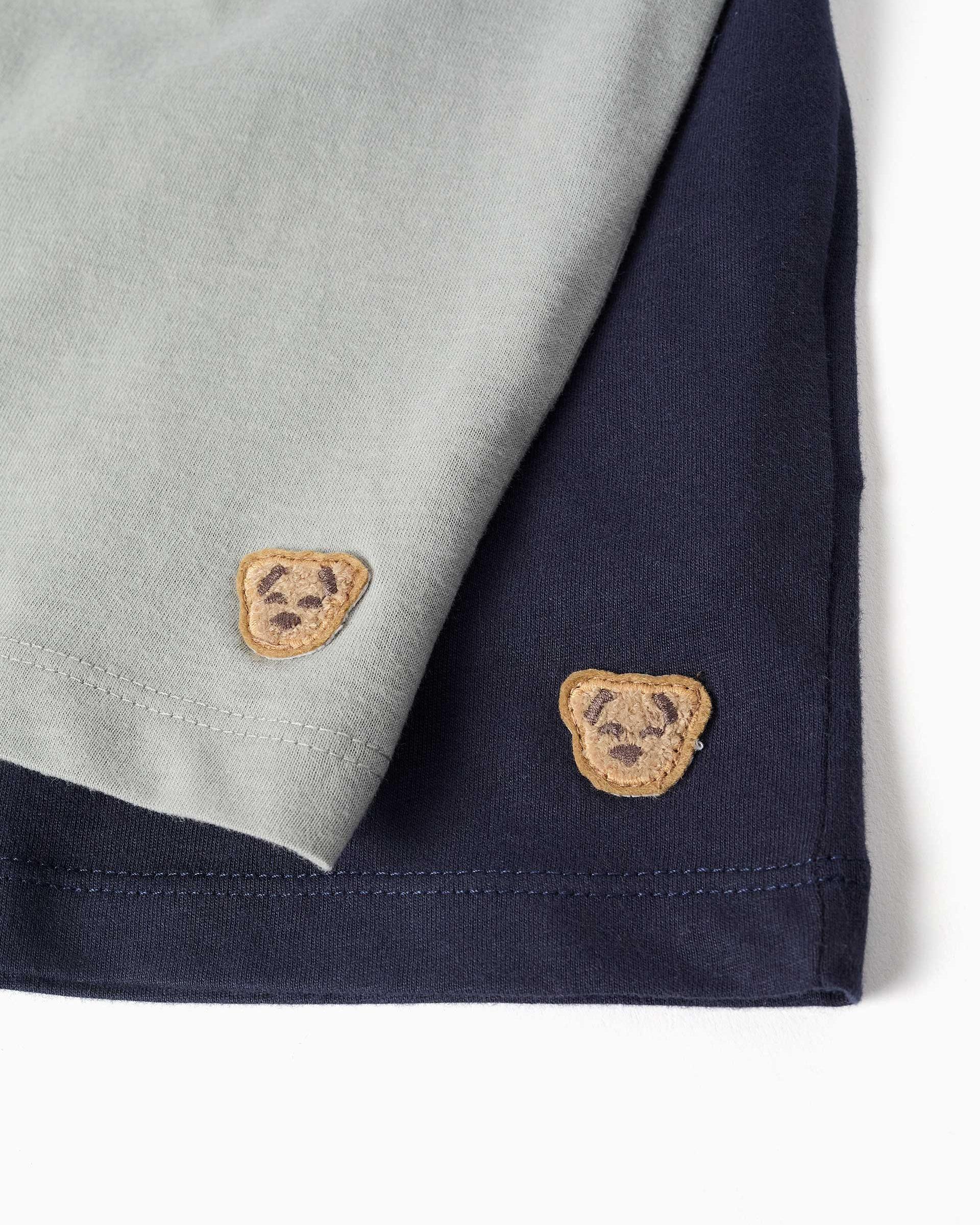 Pack de 2 pijamas de niño 100% algodón y con estampado de coches - Zippy - Multicolor Multicolor-3