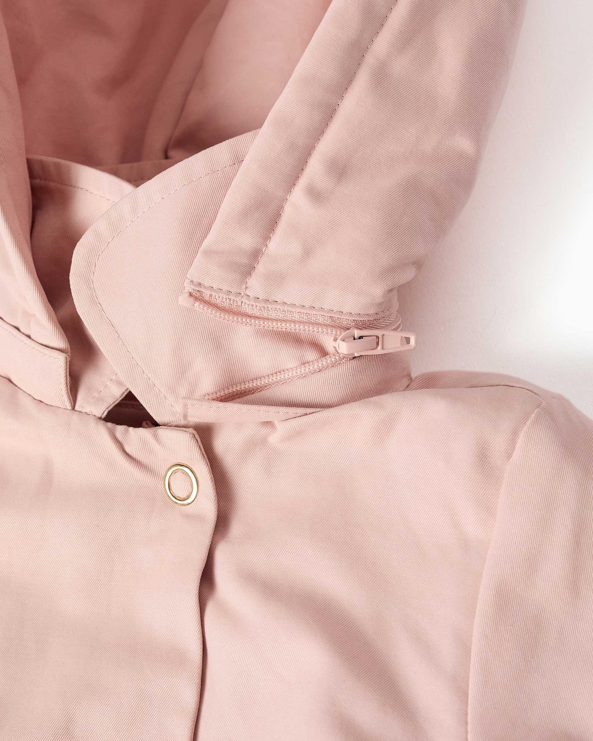 Imagen 2 de Parka de bebé niña con capucha desmontable y forro - Zippy - Rosa Rosa