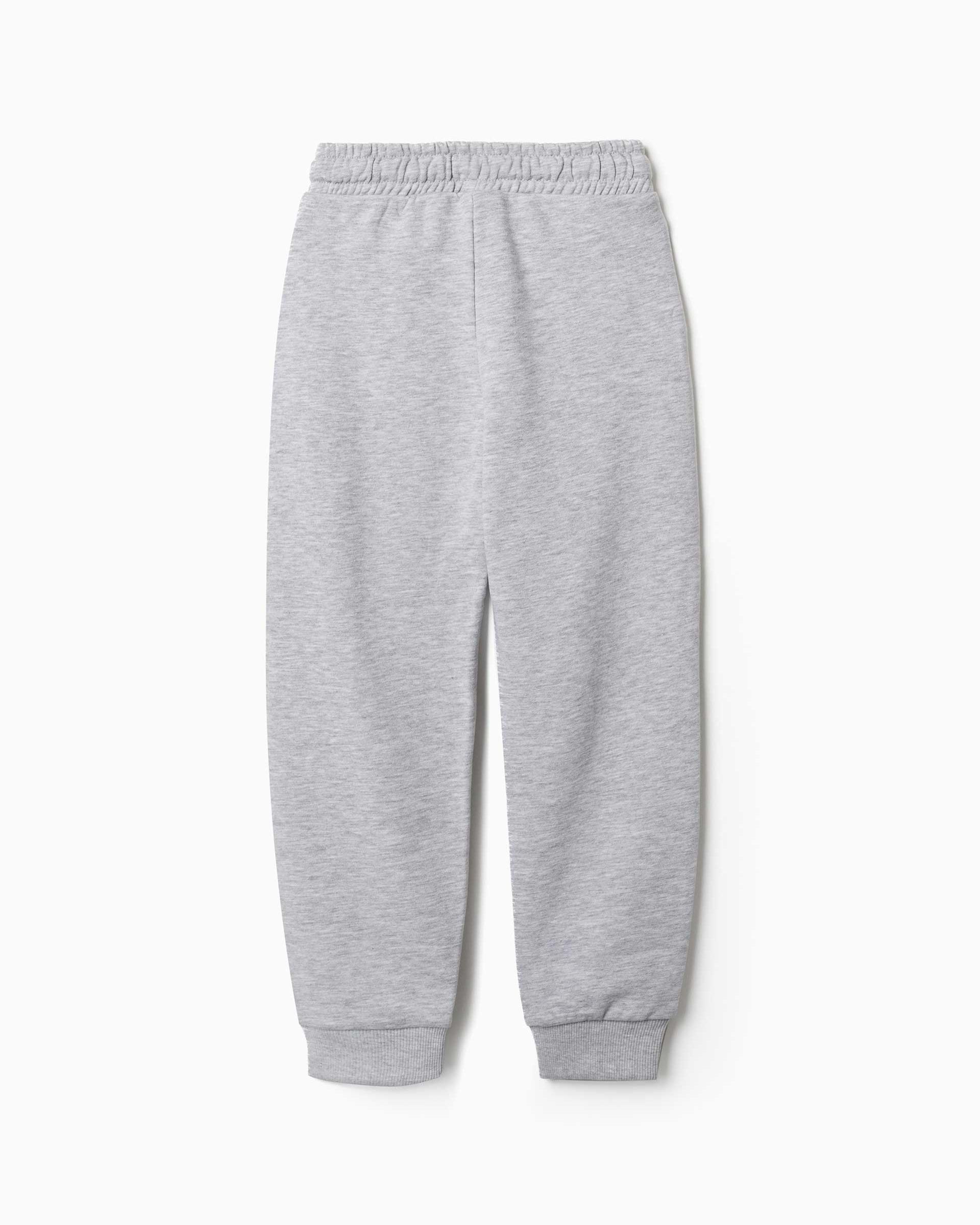 Pantálon deportivo de niño ajustado y con bolsillos - Zippy - Gris claro Gris claro-3