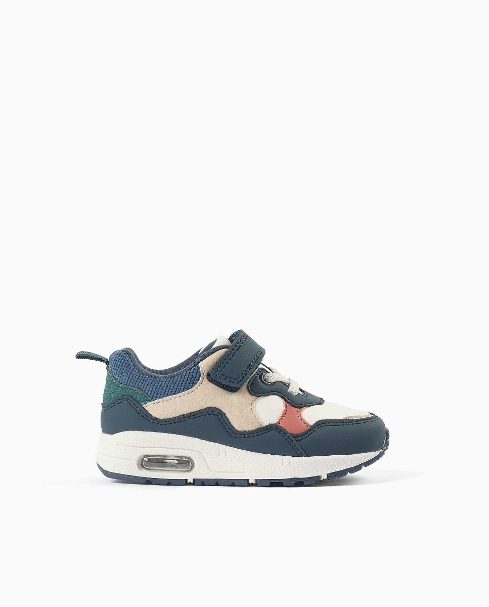 Imagen 1 de Zapatillas deportivas de bebé niño con tira autoadherente y suela antideslizante Multicolor
