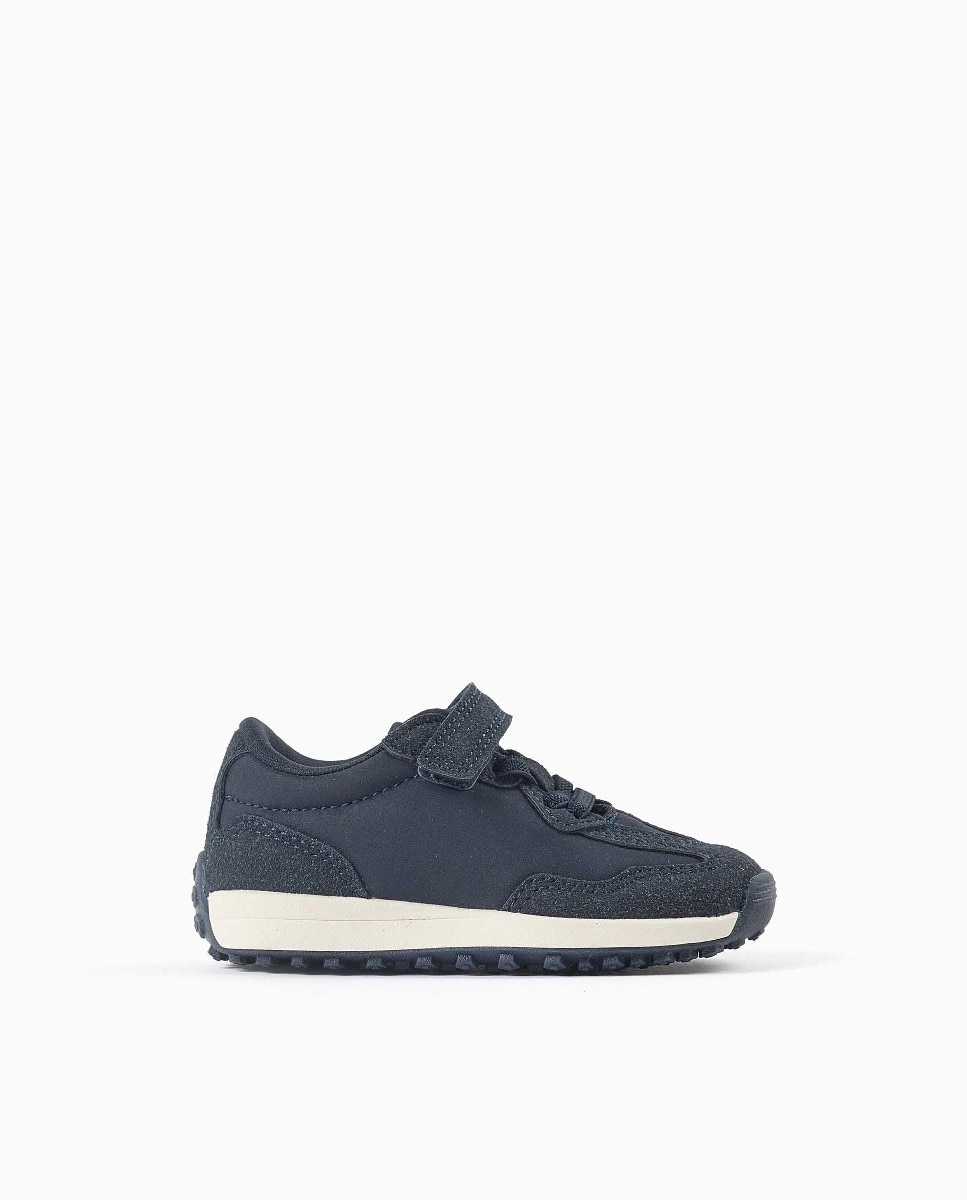 Imagen 0 de Zapatillas deportivas de bebé niño con interior respirable y suela antideslizante Azul