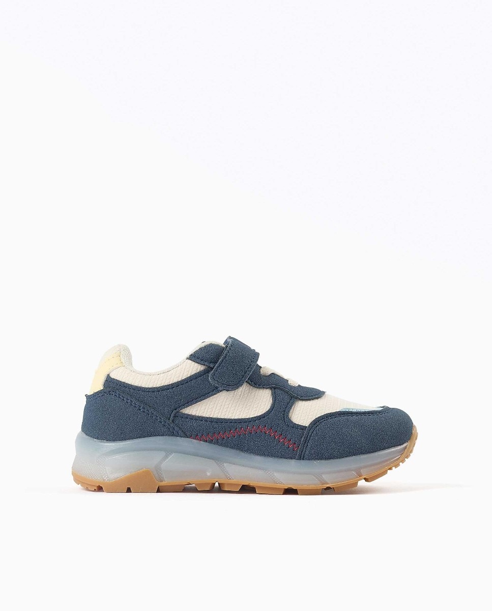 Zapatillas deportivas de niño con luces y suela antideslizante - Zippy - Multicolor Multicolor-1