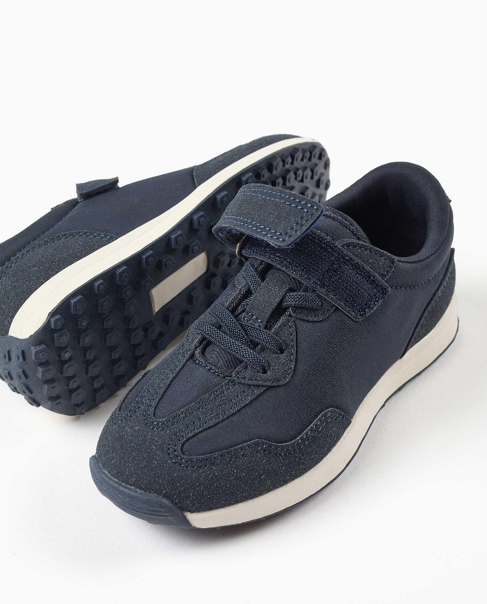 Imagen 4 de Zapatillas bajas de niño con interior respirable y suela antideslizante - Zippy - Azul Azul
