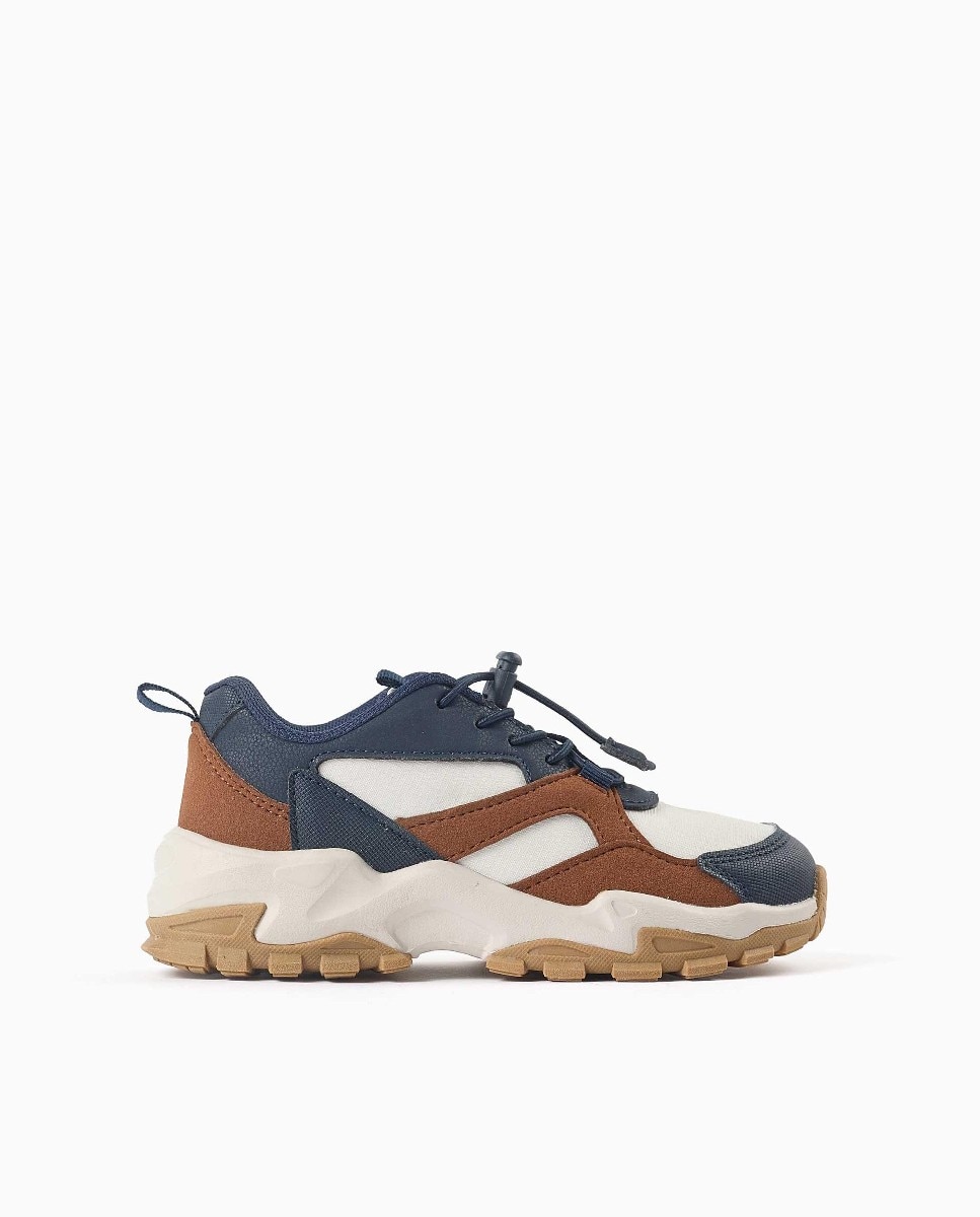 Zapatillas deportivas de niño con cordones ajustables y suela antideslizante - Zippy - Multicolor Multicolor-1