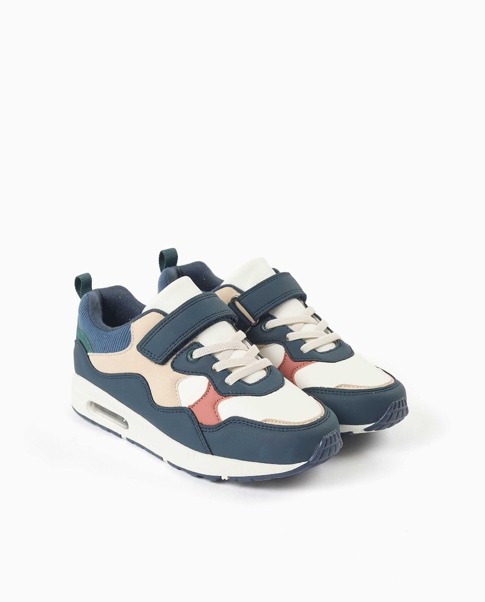 Zapatillas deportivas de niño con tira autoadherente y suela antideslizante - Zippy - Multicolor Multicolor-2