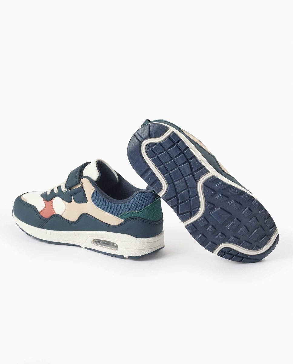 Zapatillas deportivas de niño con tira autoadherente y suela antideslizante - Zippy - Multicolor Multicolor-3