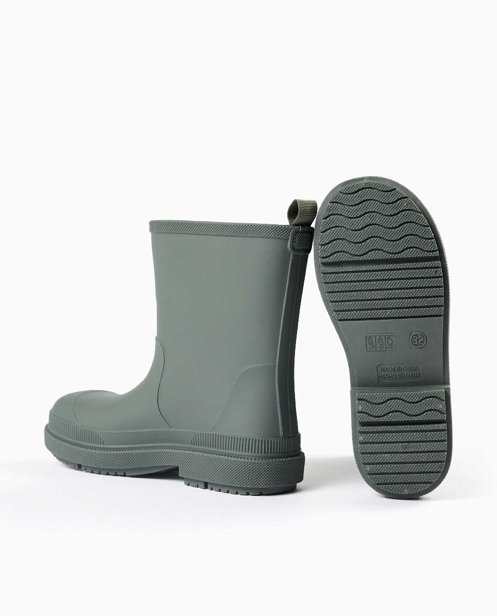 Botas de agua de niño de goma y con suela antideslizante - Zippy - Verde Verde-3
