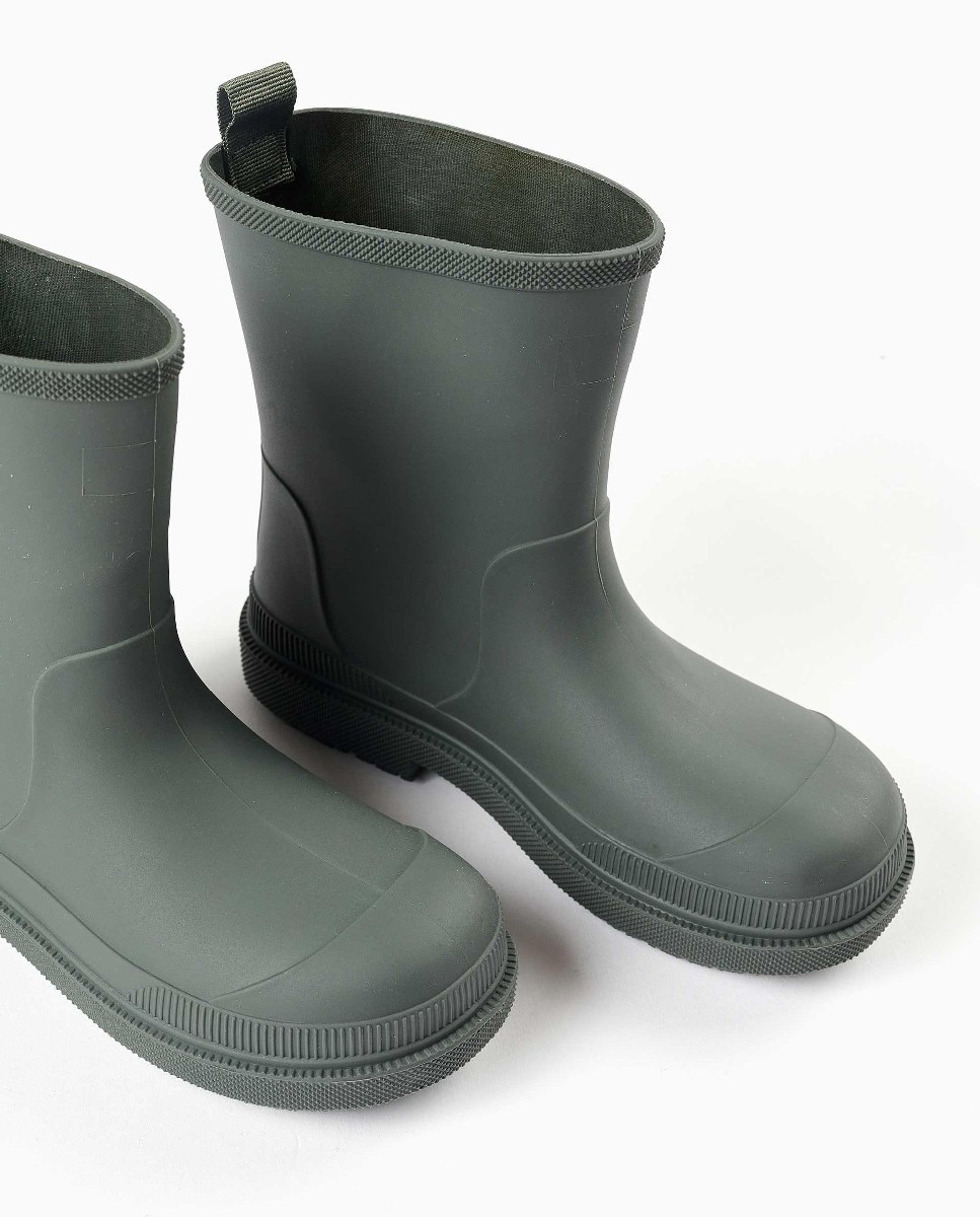 Botas de agua de niño de goma y con suela antideslizante - Zippy - Verde Verde-4
