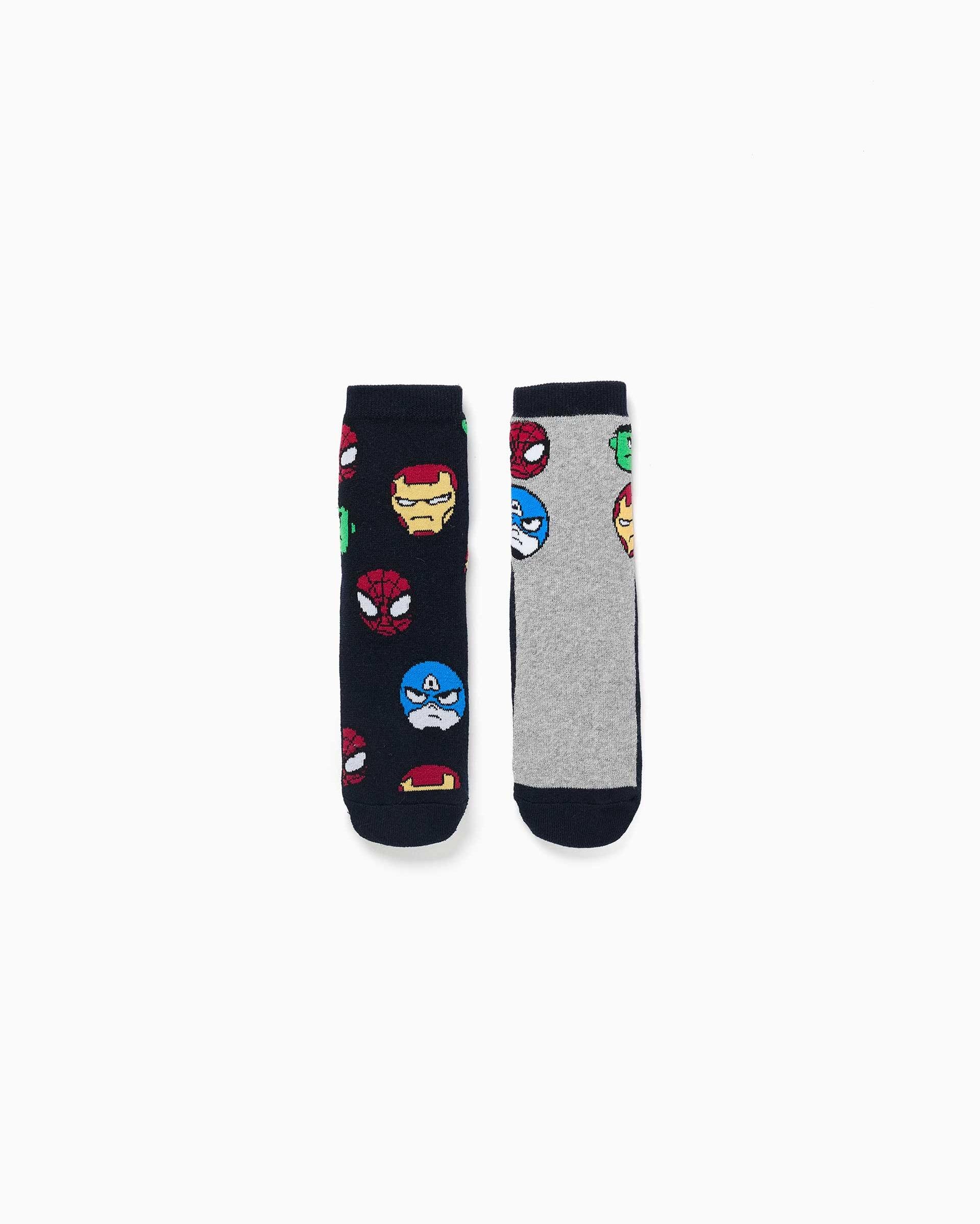 Imagen 0 de Calcetin de niño antideslizantes y motivo marvel Multicolor