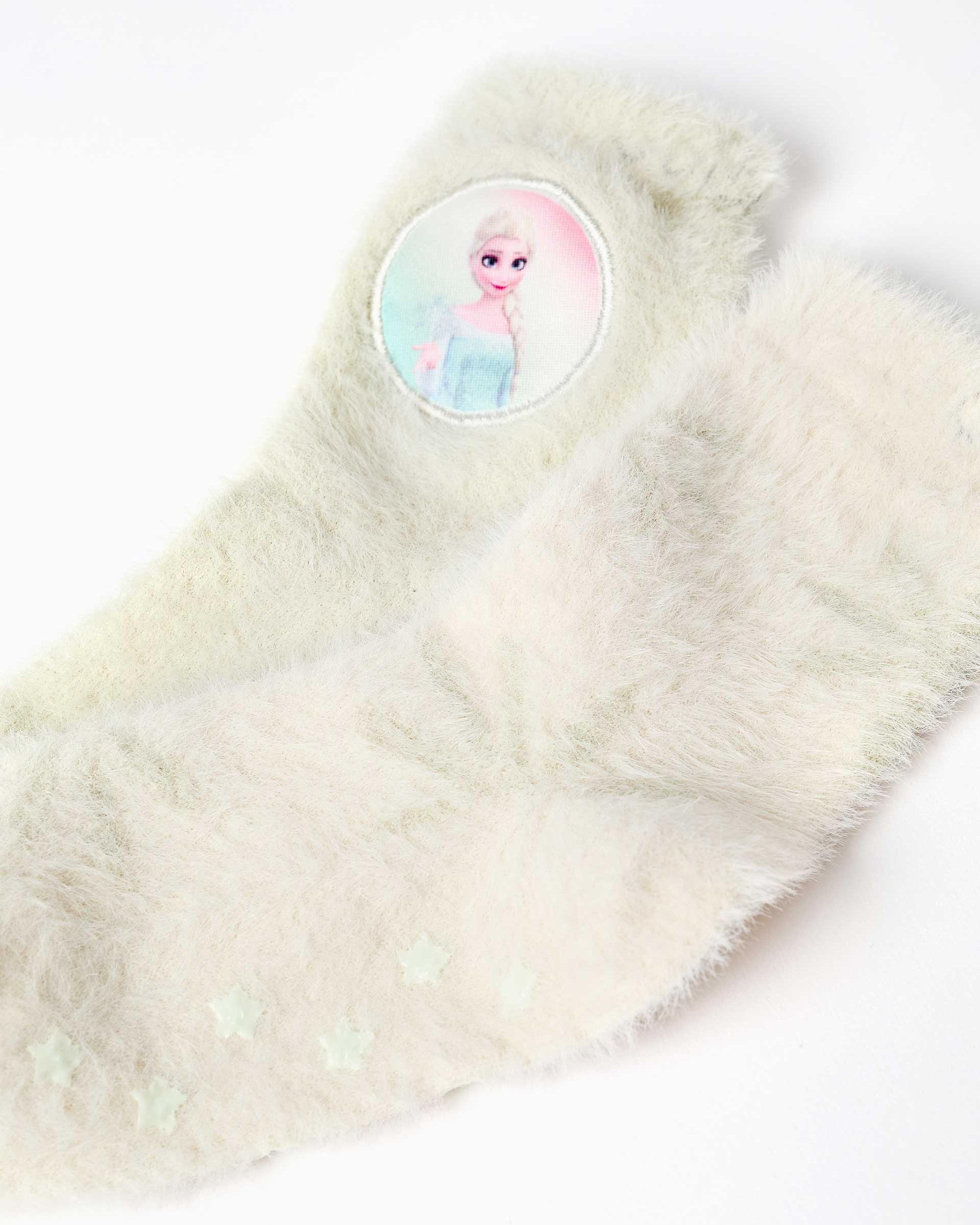 Pack de 2 calcetines de niña de felpa suave y con motivo frozen - Zippy - Verde Verde-2