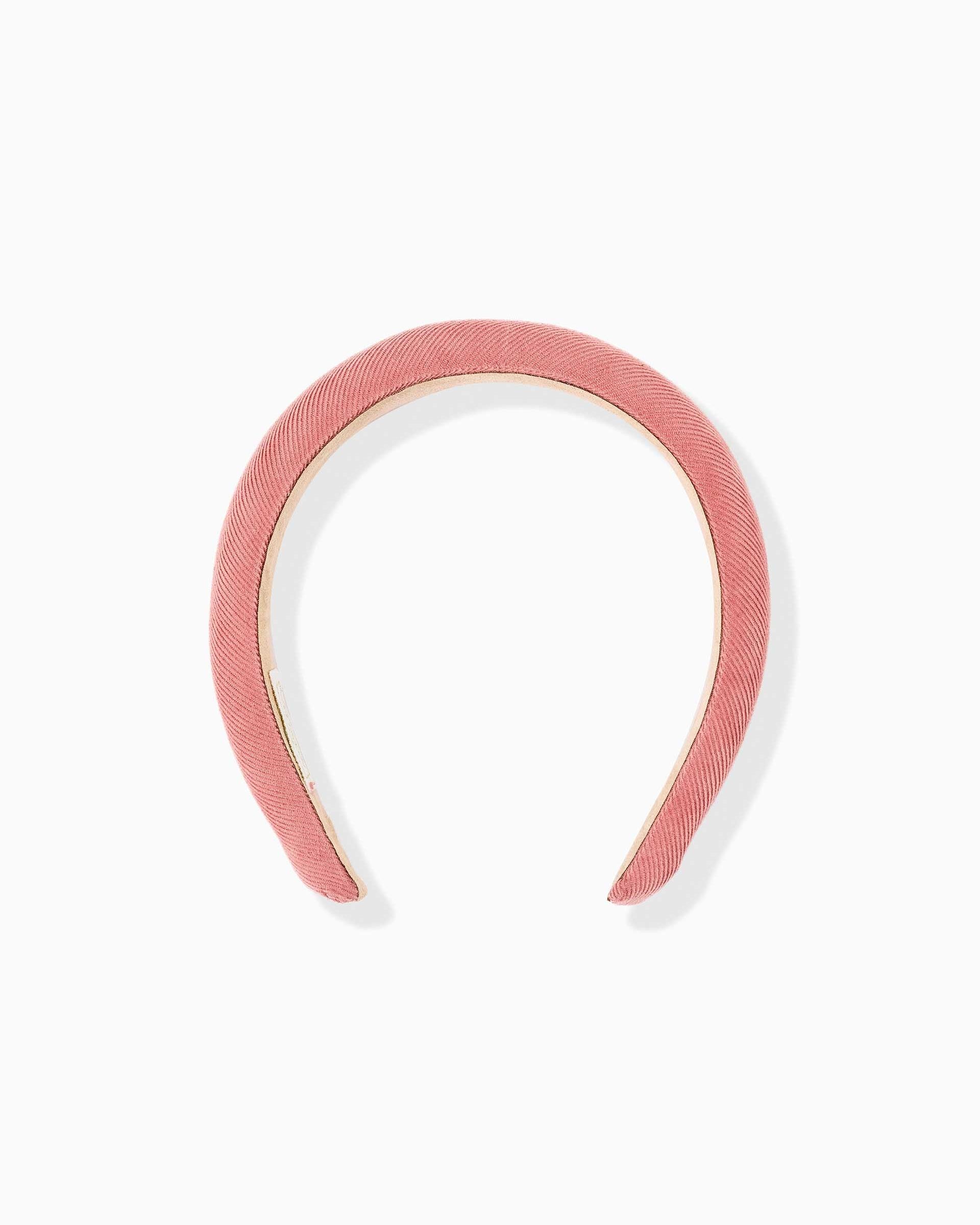 Imagen 0 de Diadema acolchada y de pana Rosa