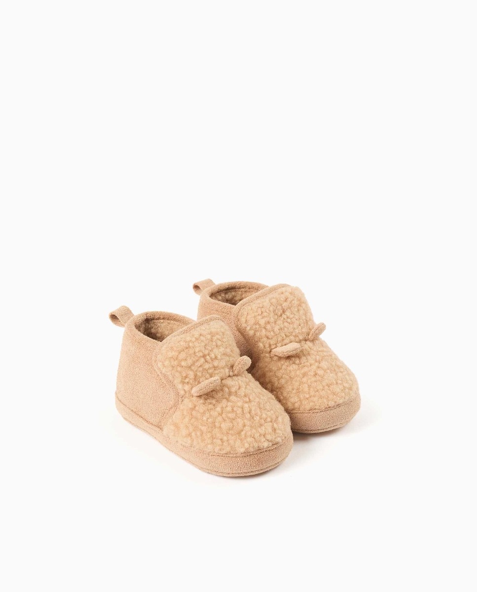 Pepitos de bebé niña con forro de borreguillo y orejas 3d - Zippy - Multicolor Multicolor-2