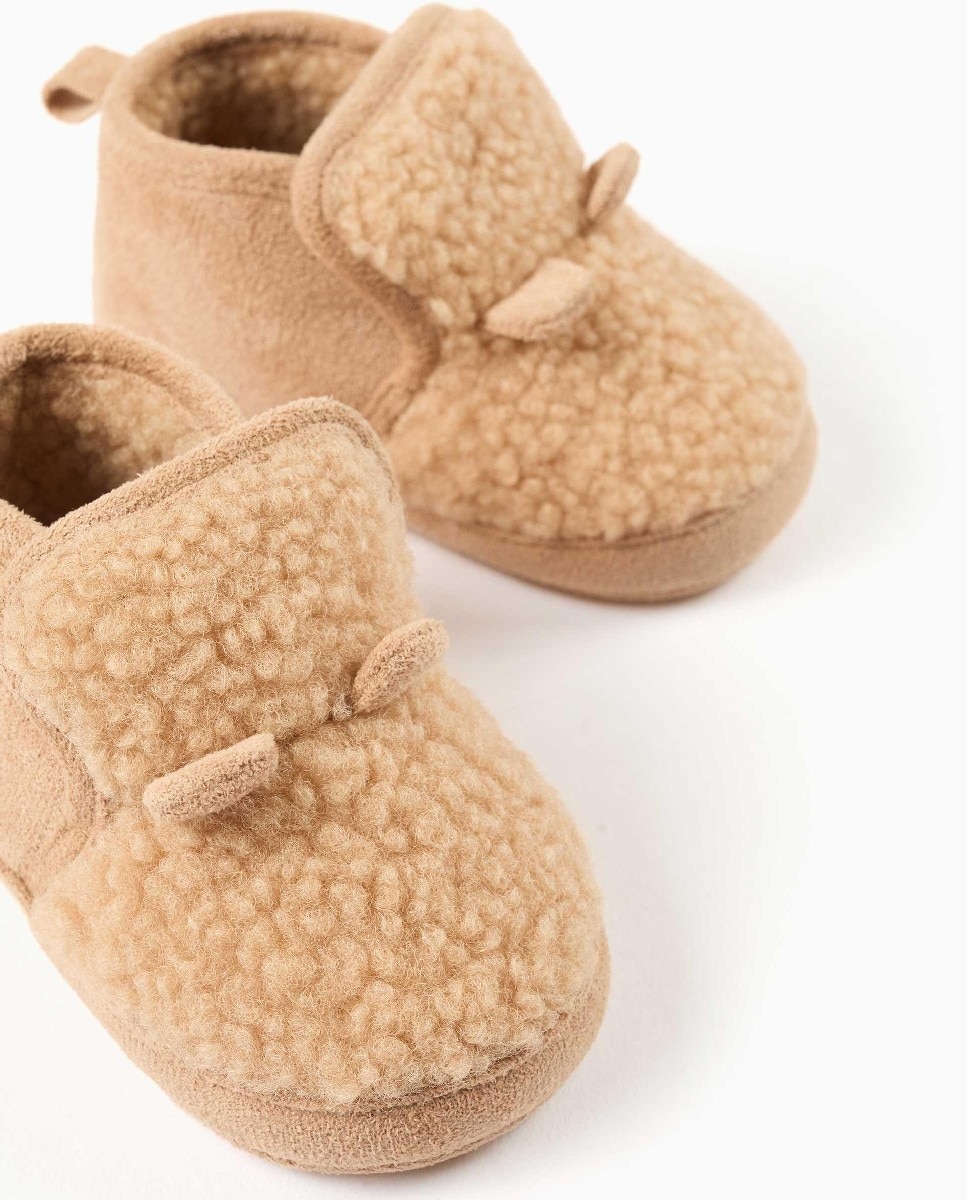 Pepitos de bebé niña con forro de borreguillo y orejas 3d - Zippy - Multicolor Multicolor-4