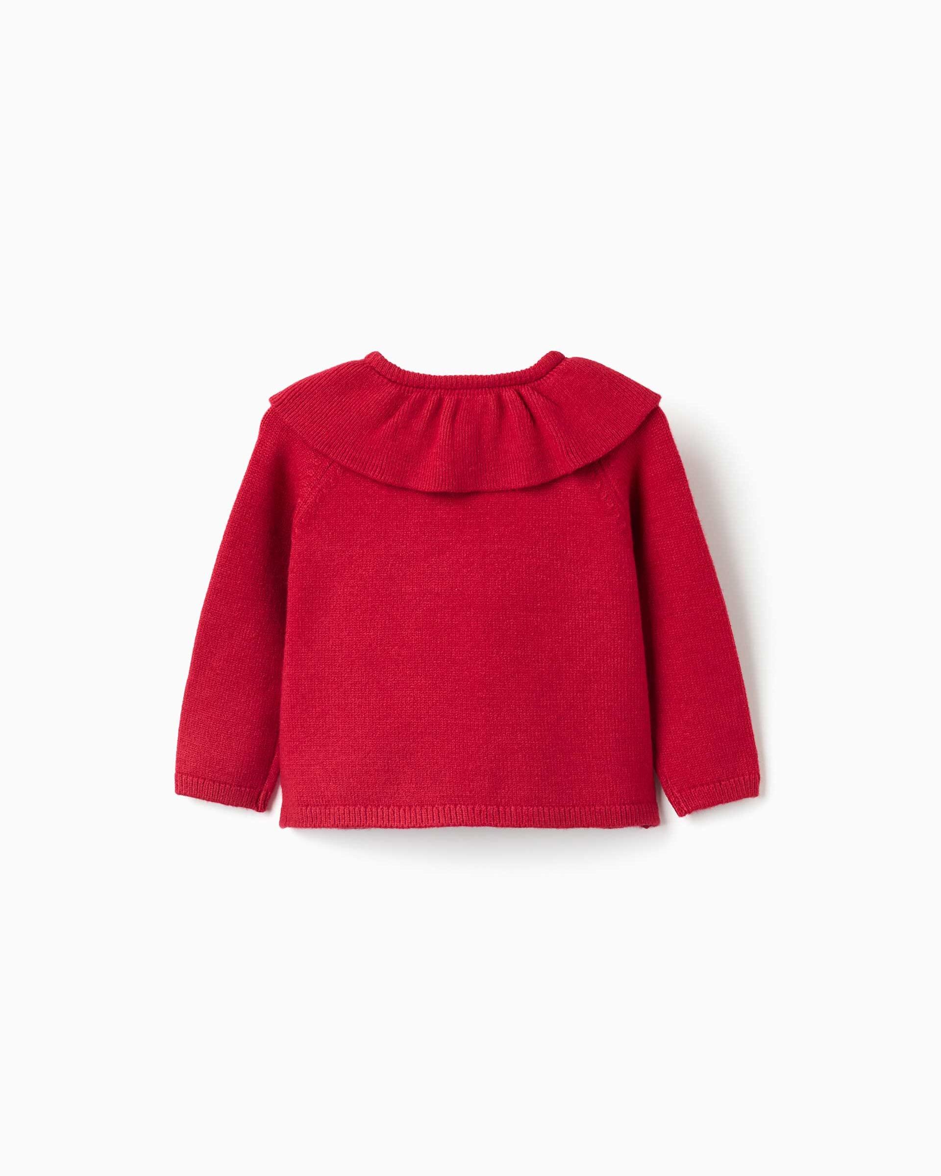 Imagen 3 de Chaqueta de bebé niña de punto y con volantes - Zippy - Rojo Rojo