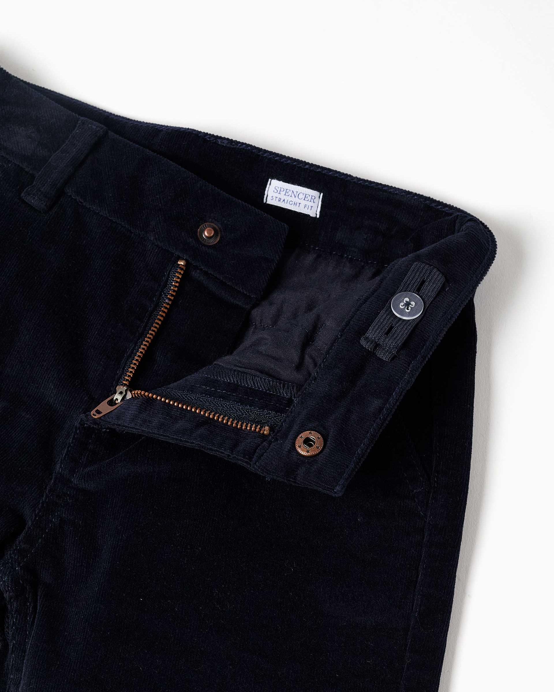 Imagen 2 de Pantálon chino de niño de pana y de corte recto - Zippy - Azul marino Azul marino