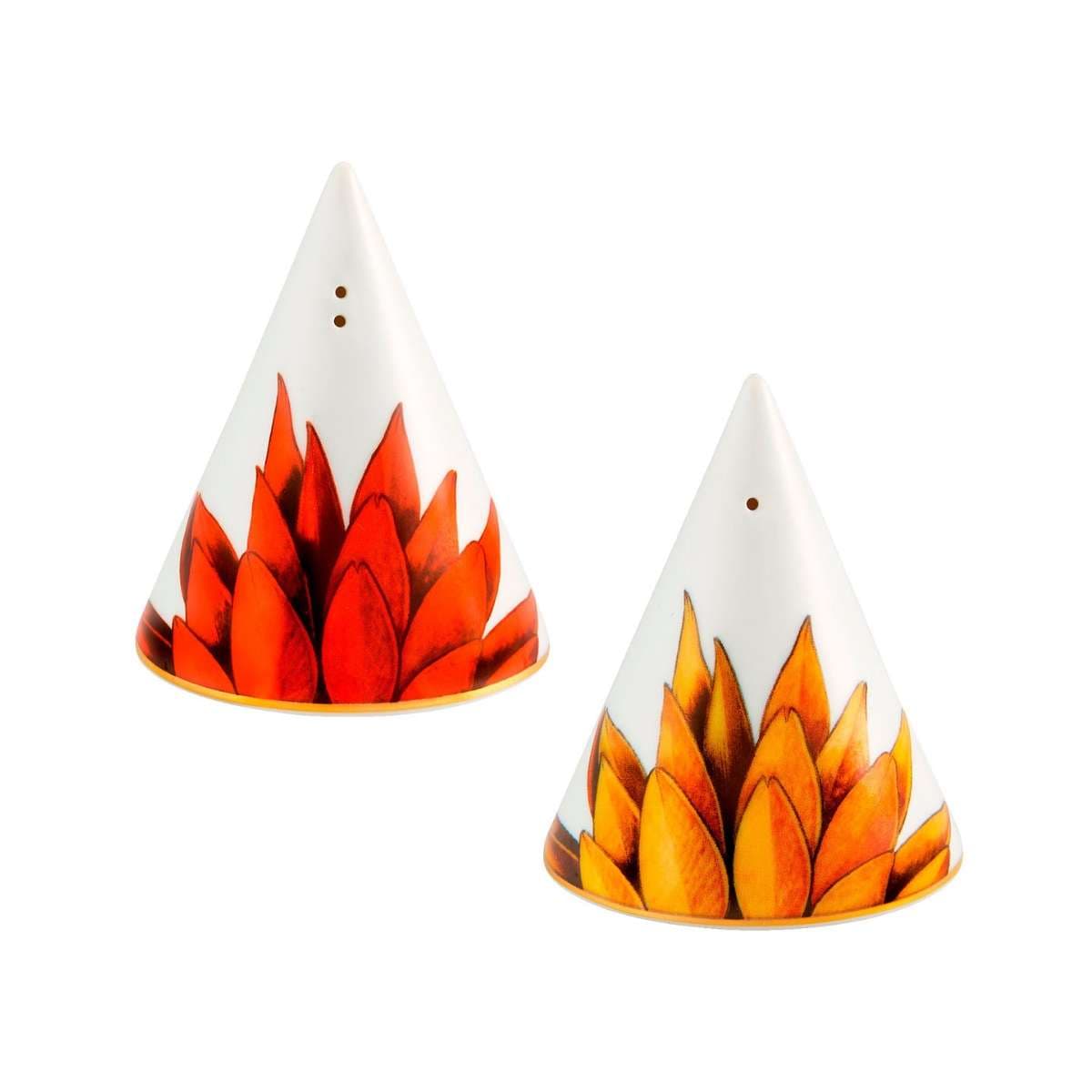 Set salero y pimentero Amazonía Vista Alegre Naranja-1