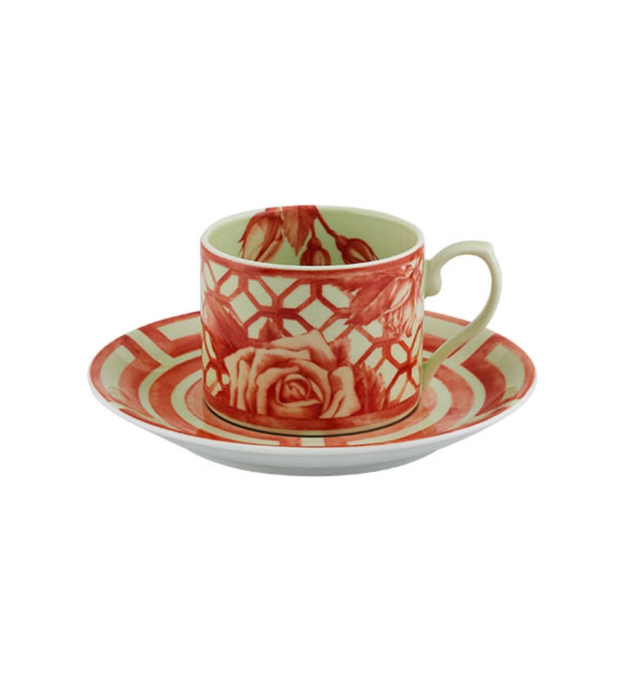 Imagen 1 de Taza de té con plato The Meaning Vista Alegre - Rojo Rojo
