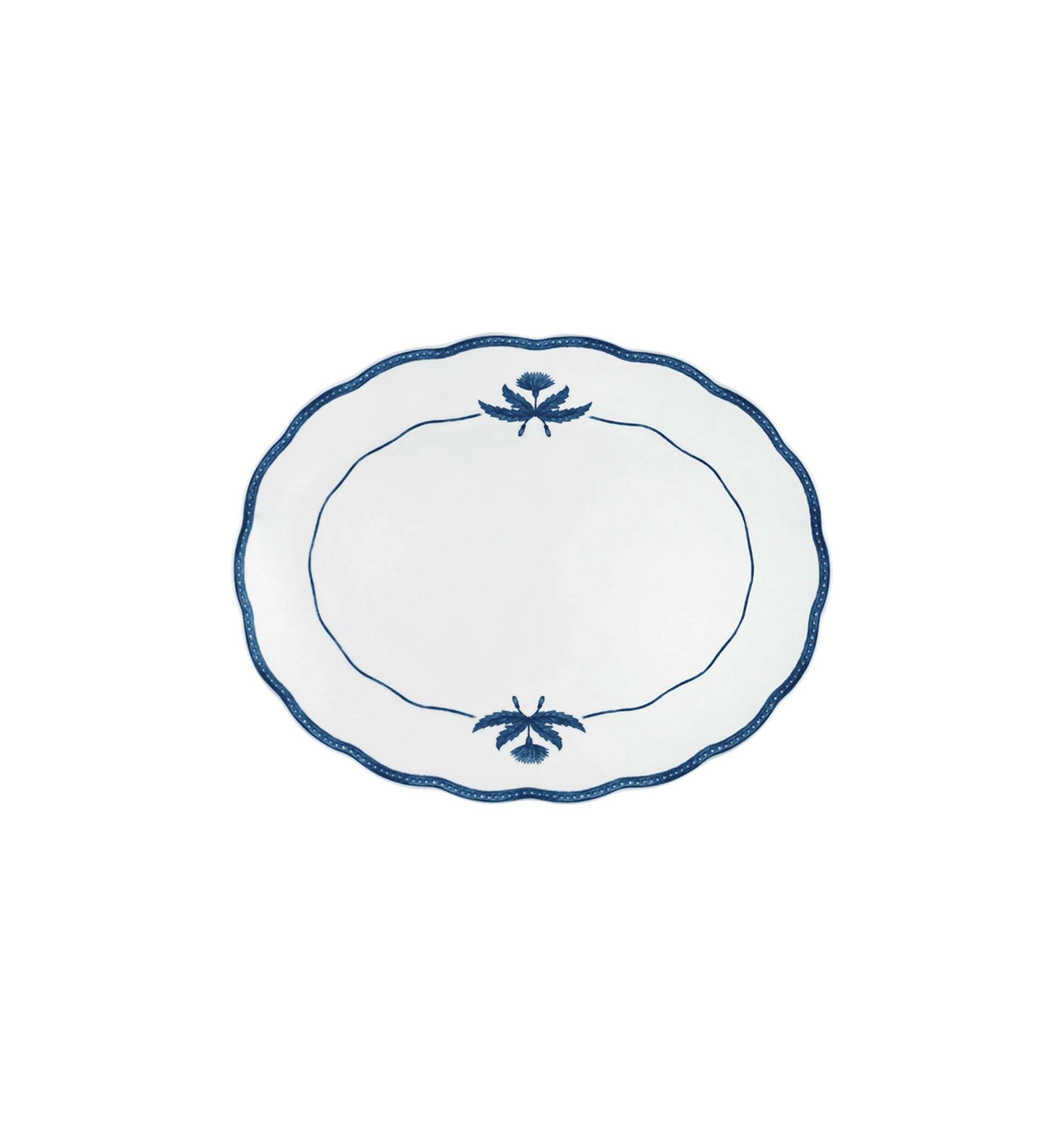 Imagen 0 de Fuente Oval 33 cm Jane Azul Azul