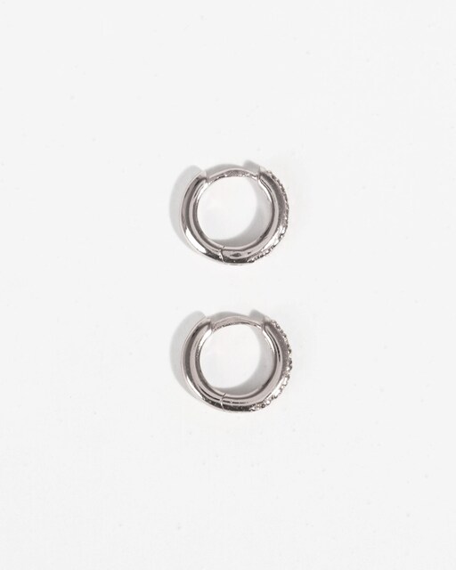 Imagen 0 de Pendientes de plata de ley con circonitas