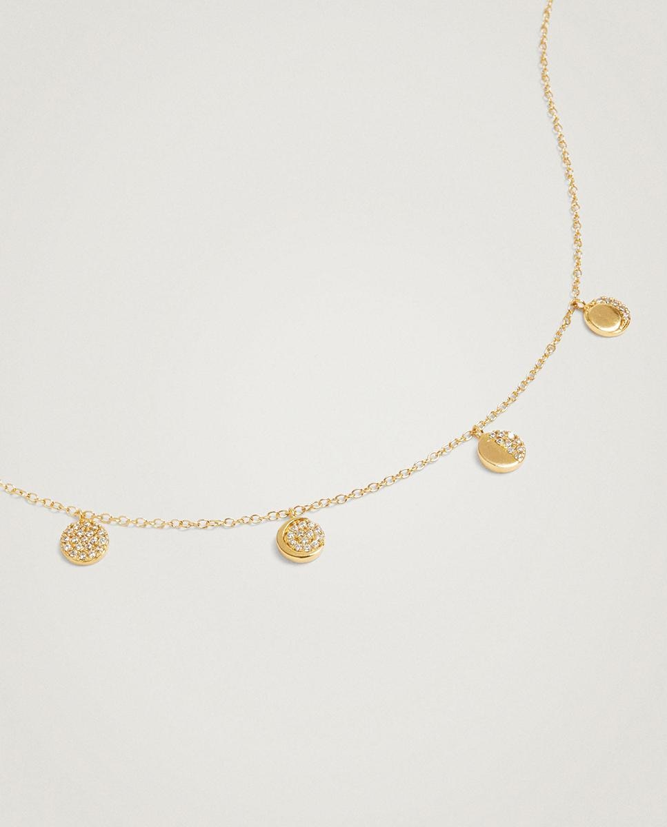 Imagen 2 de Collar de plata de ley con abalorios en - Parfois - Dorado Dorado