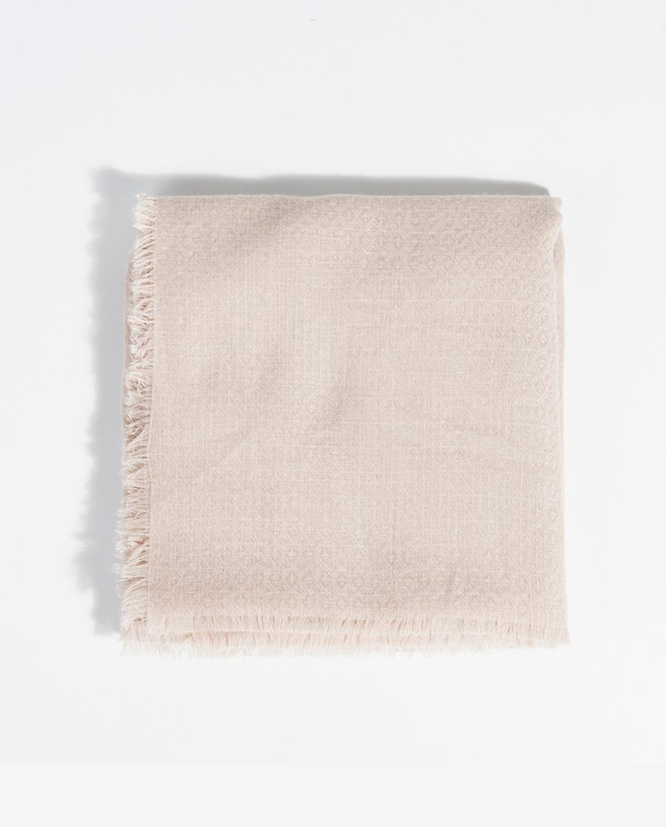 Pañuelo con pespuntes en liso - Parfois - Beige Beige-1