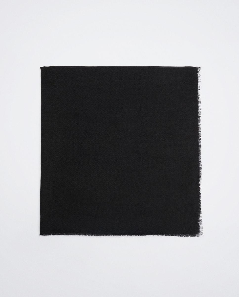 Pañuelo con pespuntes en liso - Parfois - Negro Negro-1
