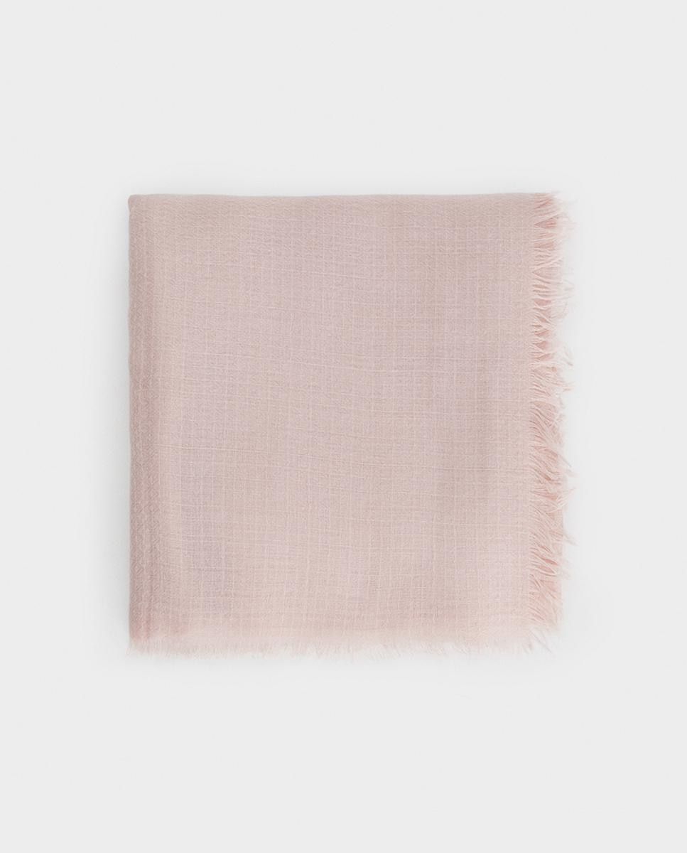 Pañuelo con pespuntes en liso - Parfois - Rosa claro Rosa claro-1