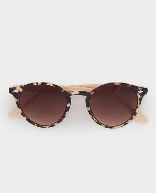Imagen 0 de Gafas de sol de mujer Parfois con protección UV y forma redonda en marrón