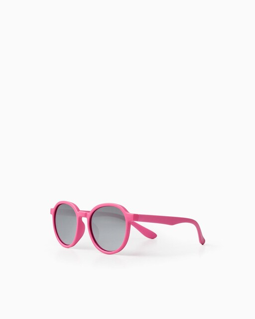 Imagen 0 de Gafas de sol de niña en rosa con cinta de silicona
