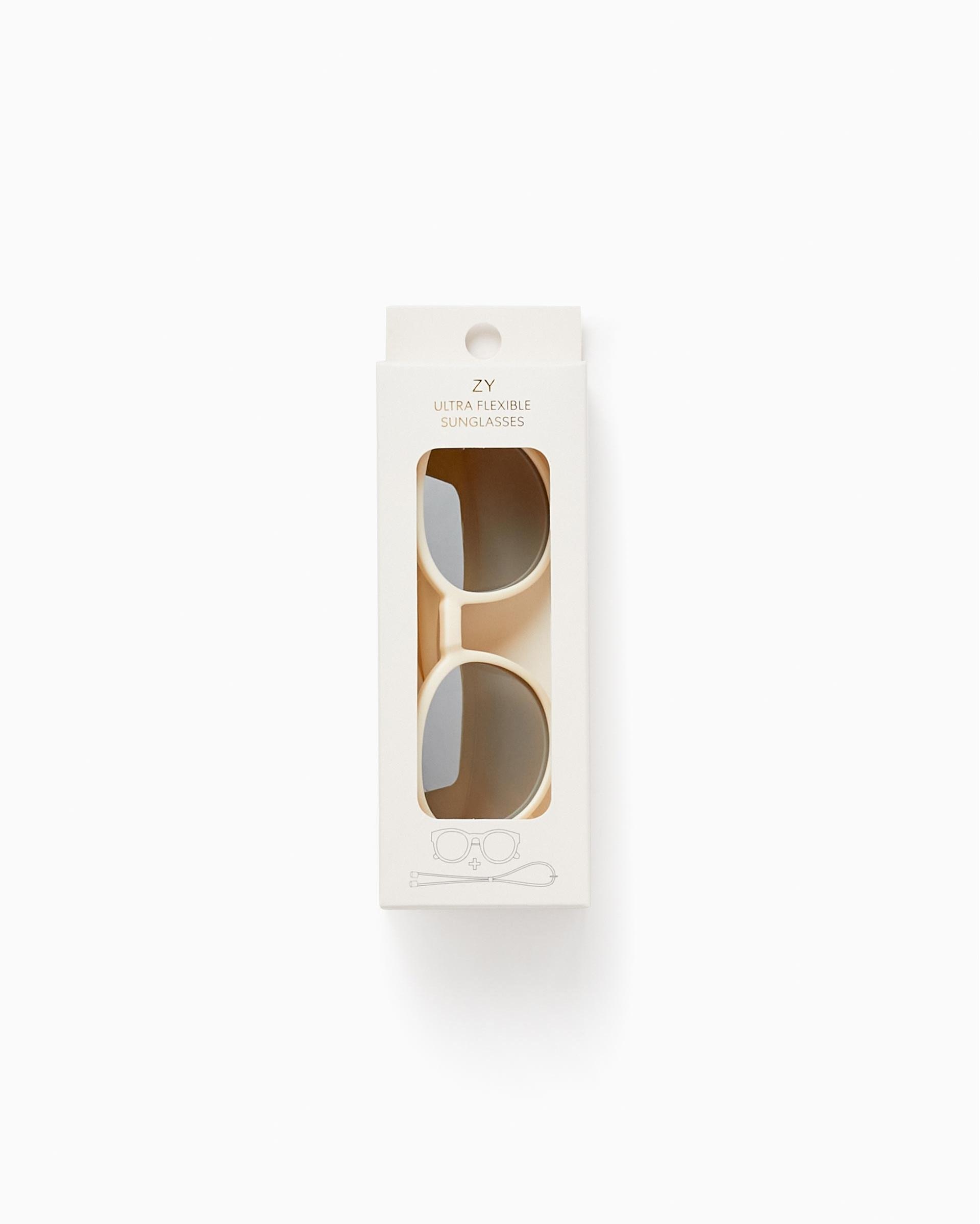 Imagen 2 de Gafas de sol de niña con protección UV Nivel 3 - Zippy - Beige Beige