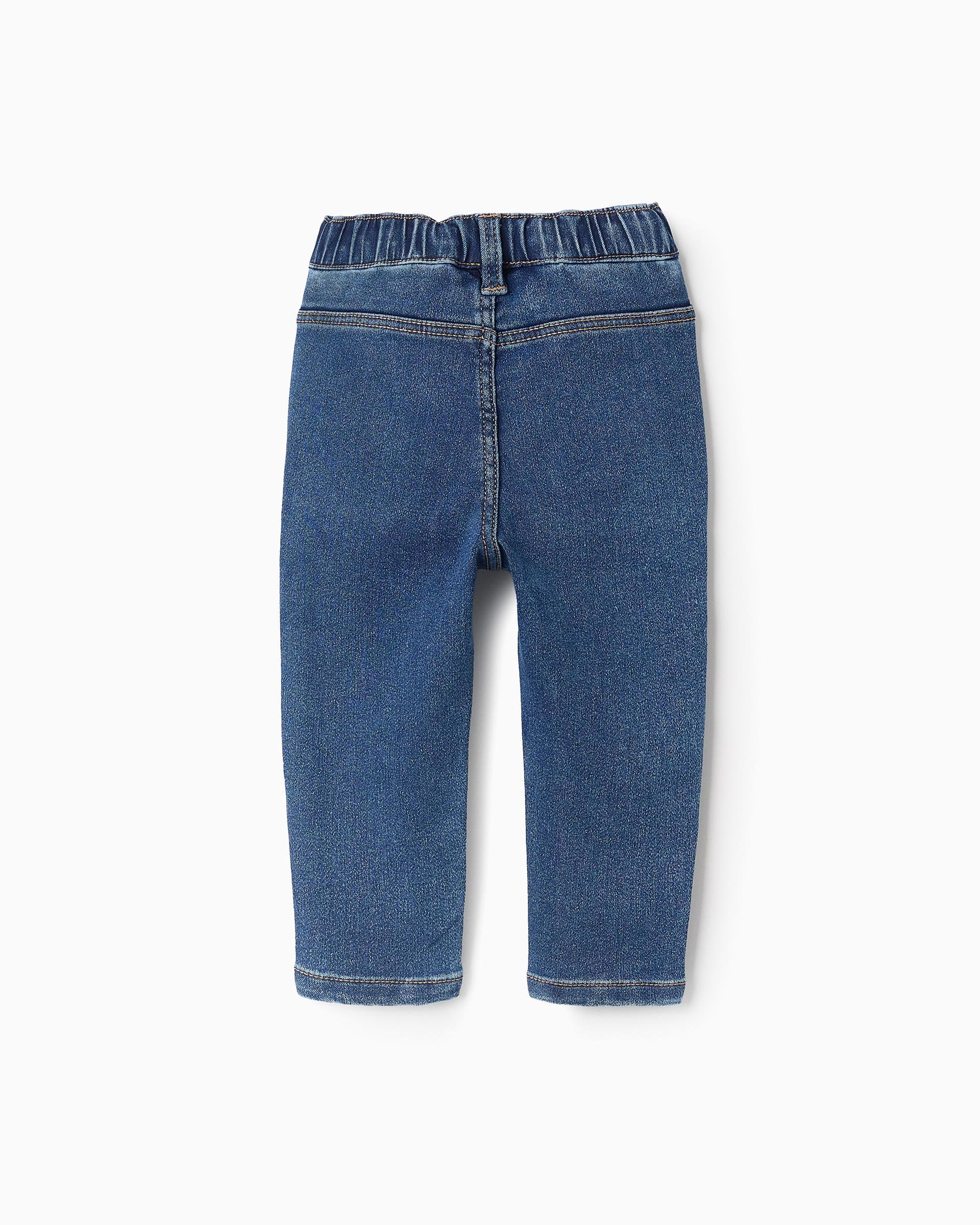 Vaquero de bebé con cintura elástica y ajustable - Zippy - Azul denim Azul denim-2