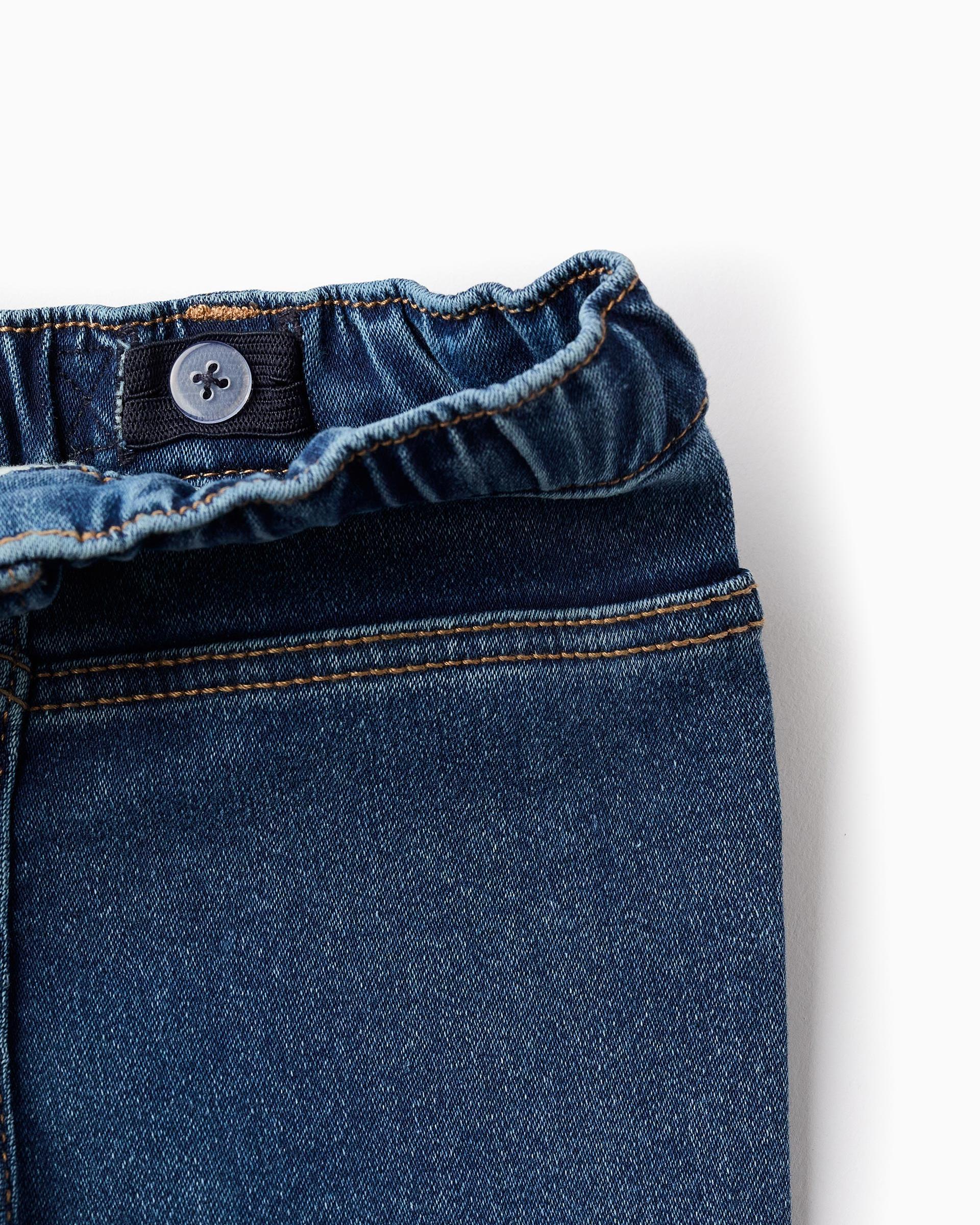 Vaquero de bebé con cintura elástica y ajustable - Zippy - Azul denim Azul denim-3