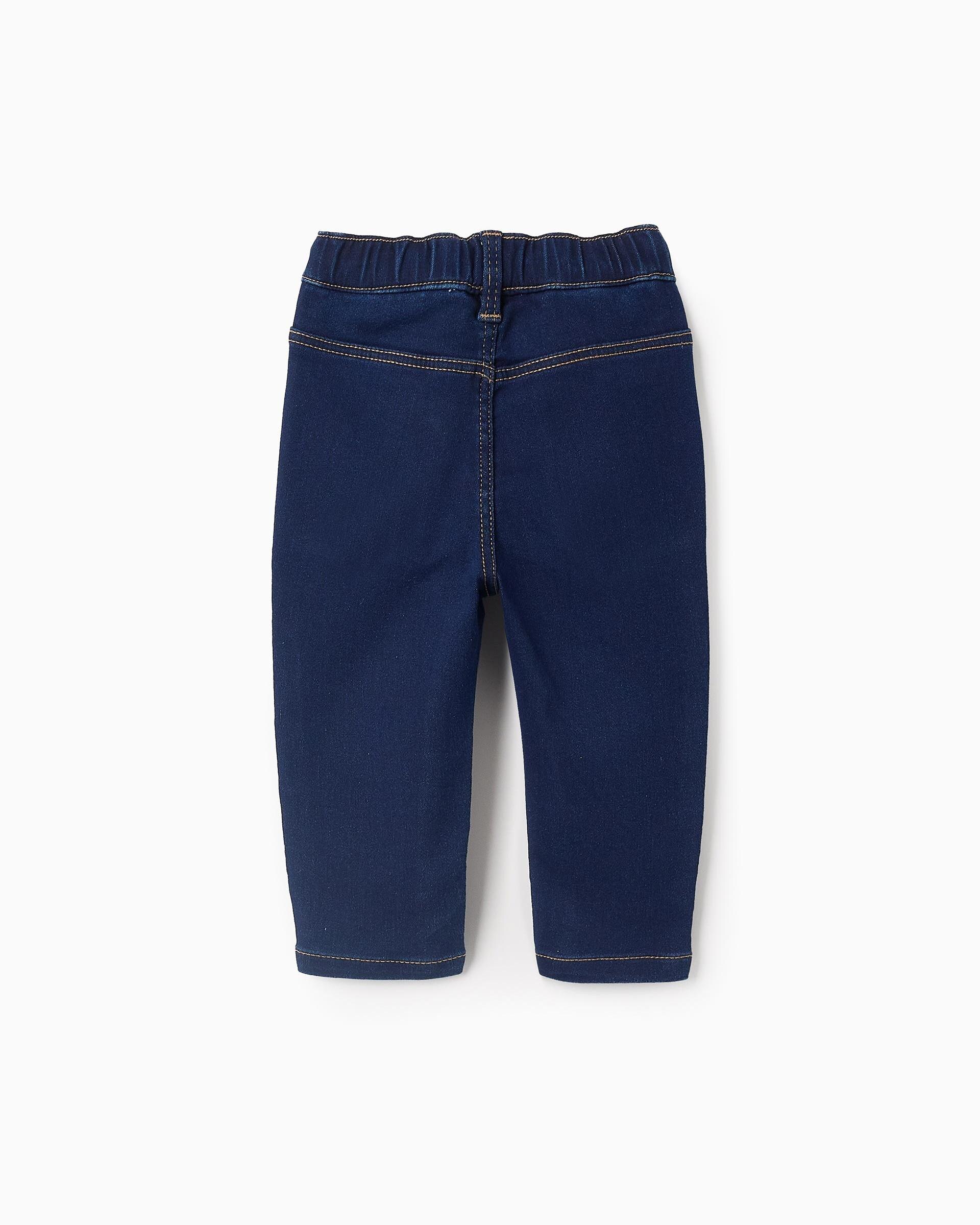 Vaquero de bebé con cintura elástica y ajustable - Zippy - Azul marino Azul marino-2