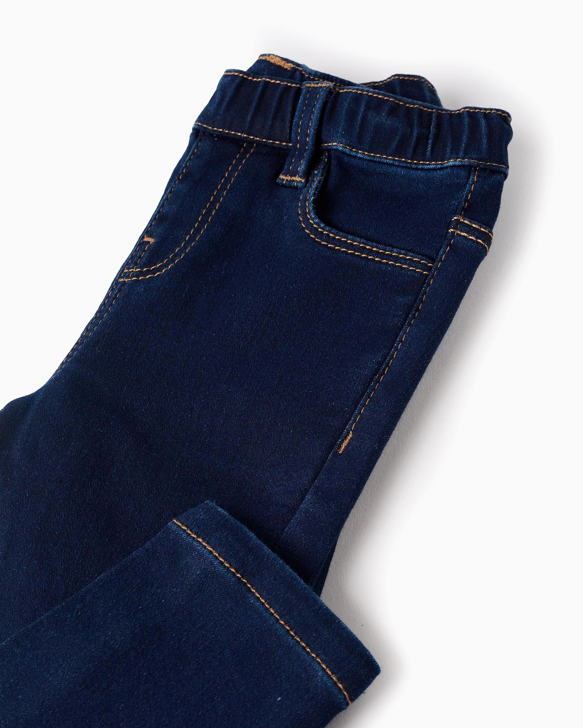 Vaquero de bebé con cintura elástica y ajustable - Zippy - Azul marino Azul marino-4