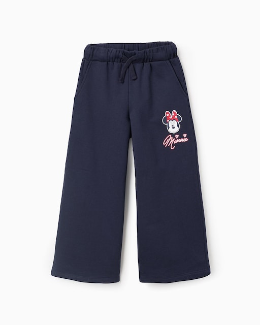 Imagen 0 de Pantálon de niña 100% algodón wide leg motivo Minnie