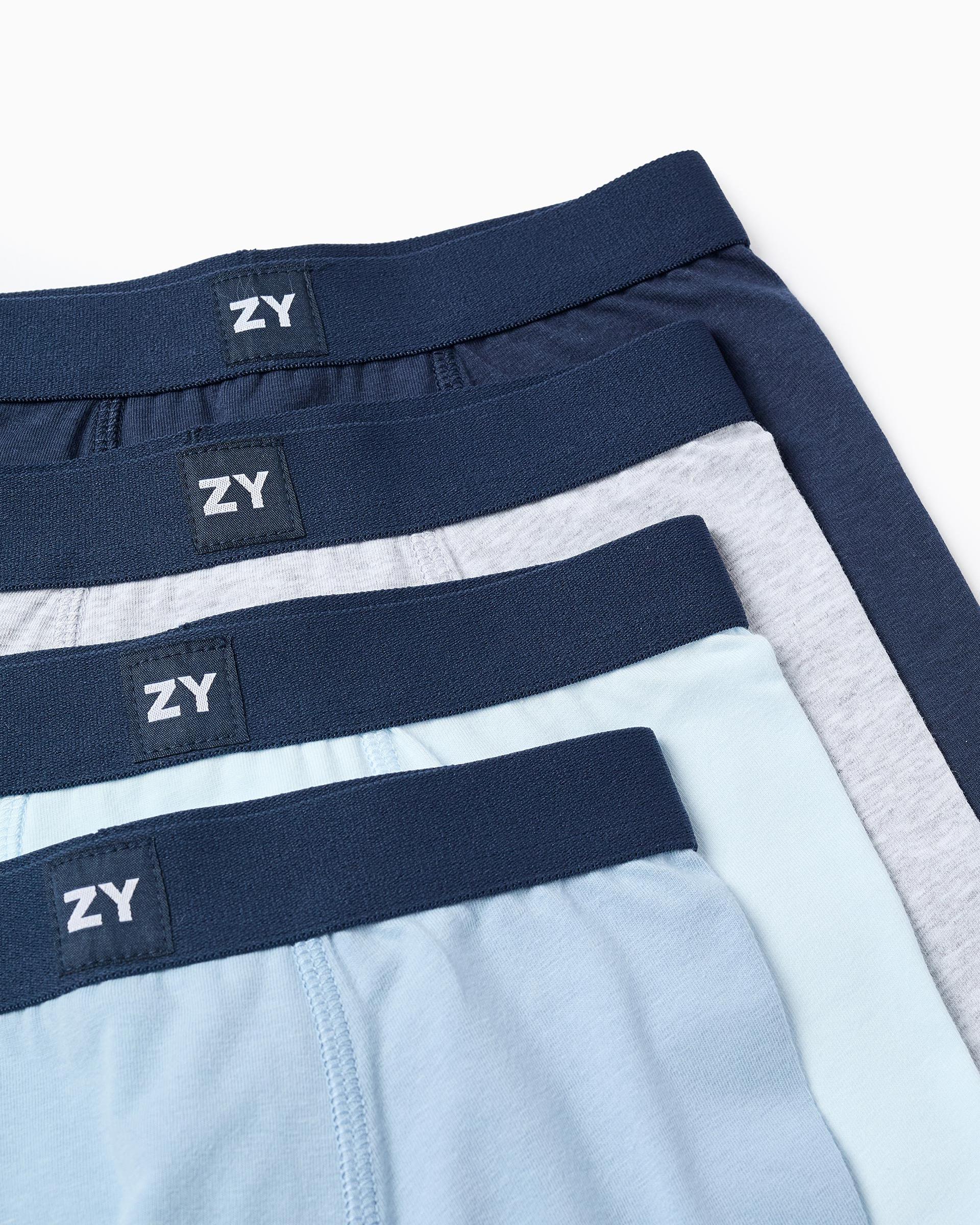 Imagen 2 de Pack de 4 calzoncillos bóxer de niño lisos flexibles - Zippy - Multicolor Multicolor