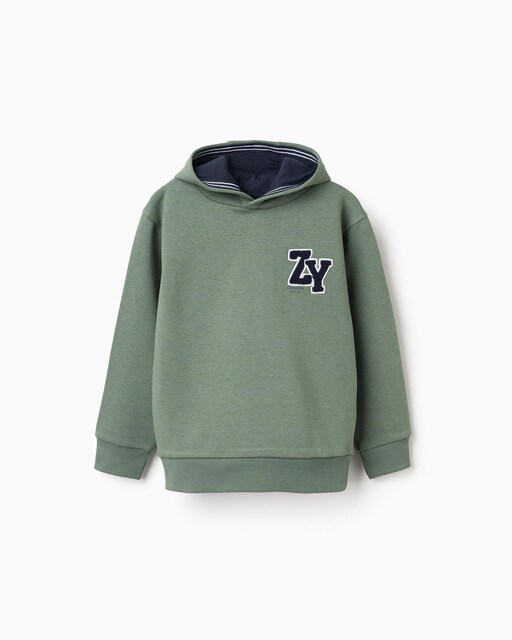 Imagen 0 de Sudadera de niño interior perchado y con capucha