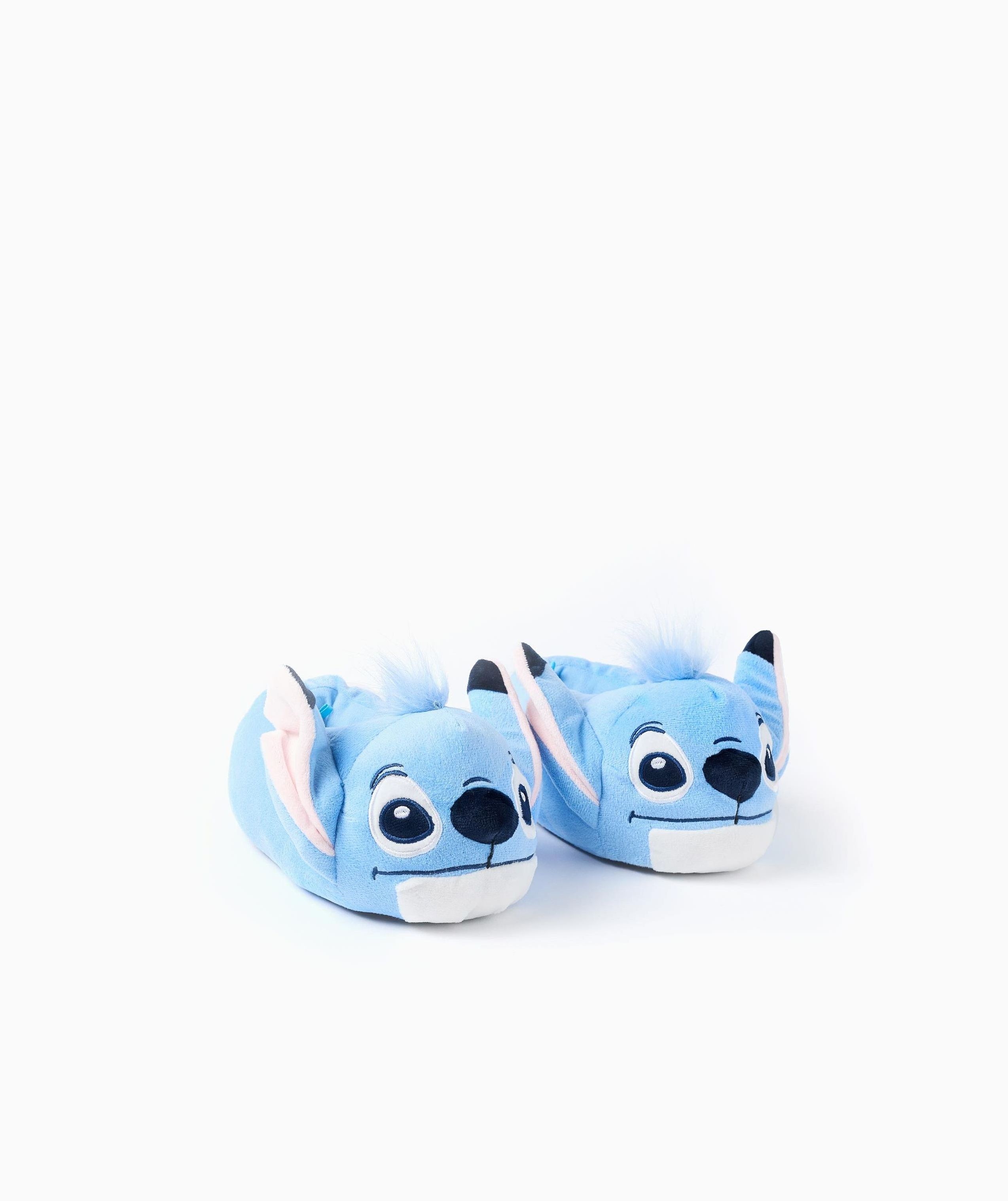 Zapatillas de casa cerradas de niños de peluche con orejas 3d stitch - Zippy - Azul claro Azul claro-1