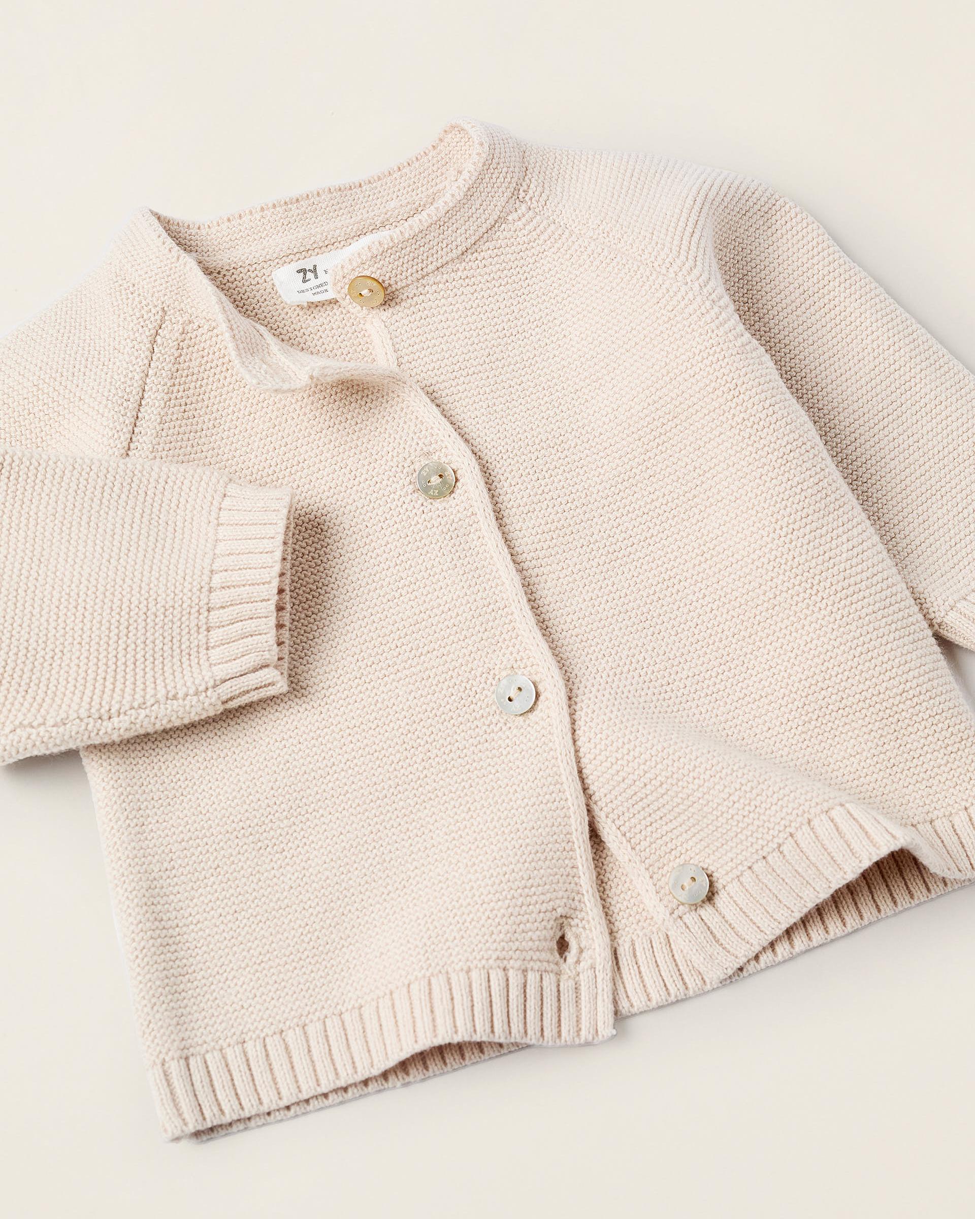 Conjunto de bebé 100% algodón de punto - Zippy - Beige Beige-2