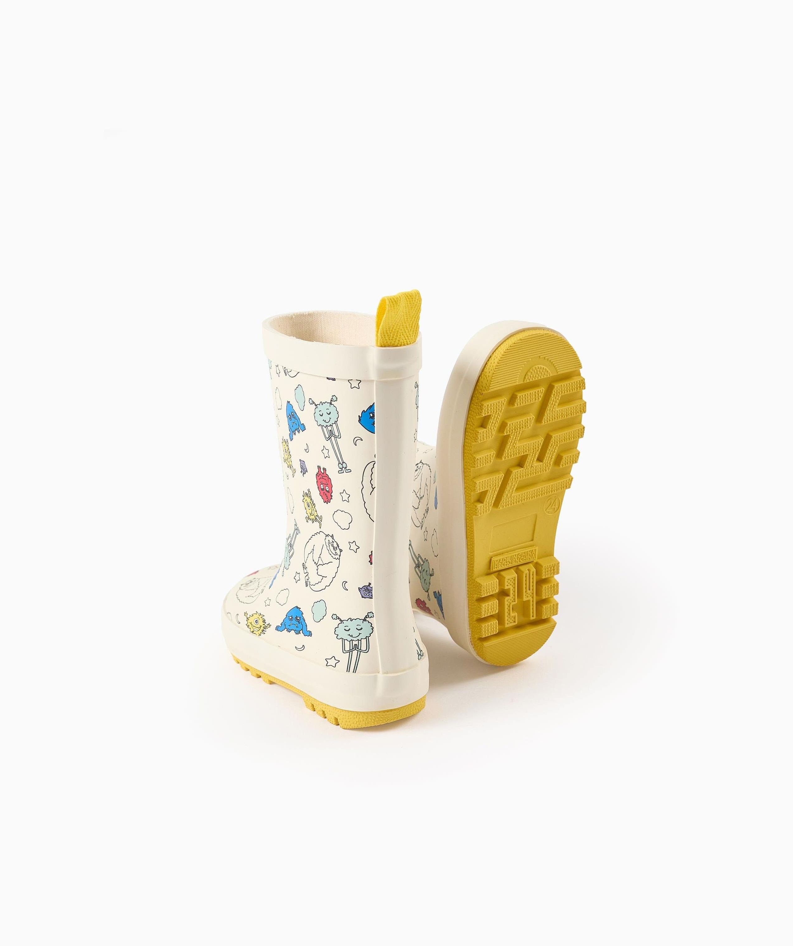 Botas de agua para niños con motivo monstruos de las emociones - Zippy - Blanco Blanco-3