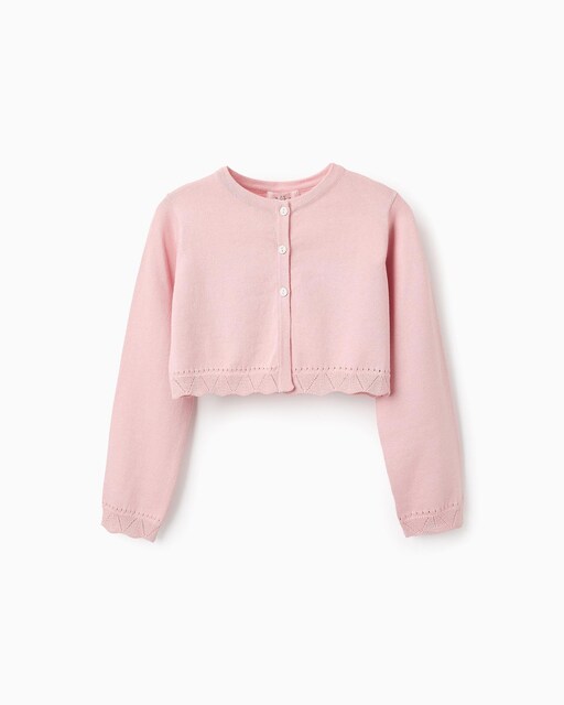 Imagen 0 de Chaqueta de niña de punto con botones