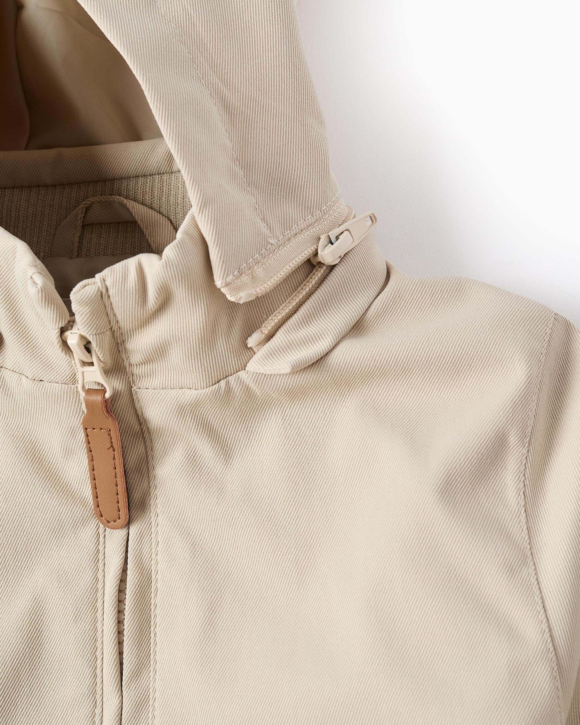 Cazadora de bebé niño con capucha desmontable y cierre de cremallera - Zippy - Beige Beige-4