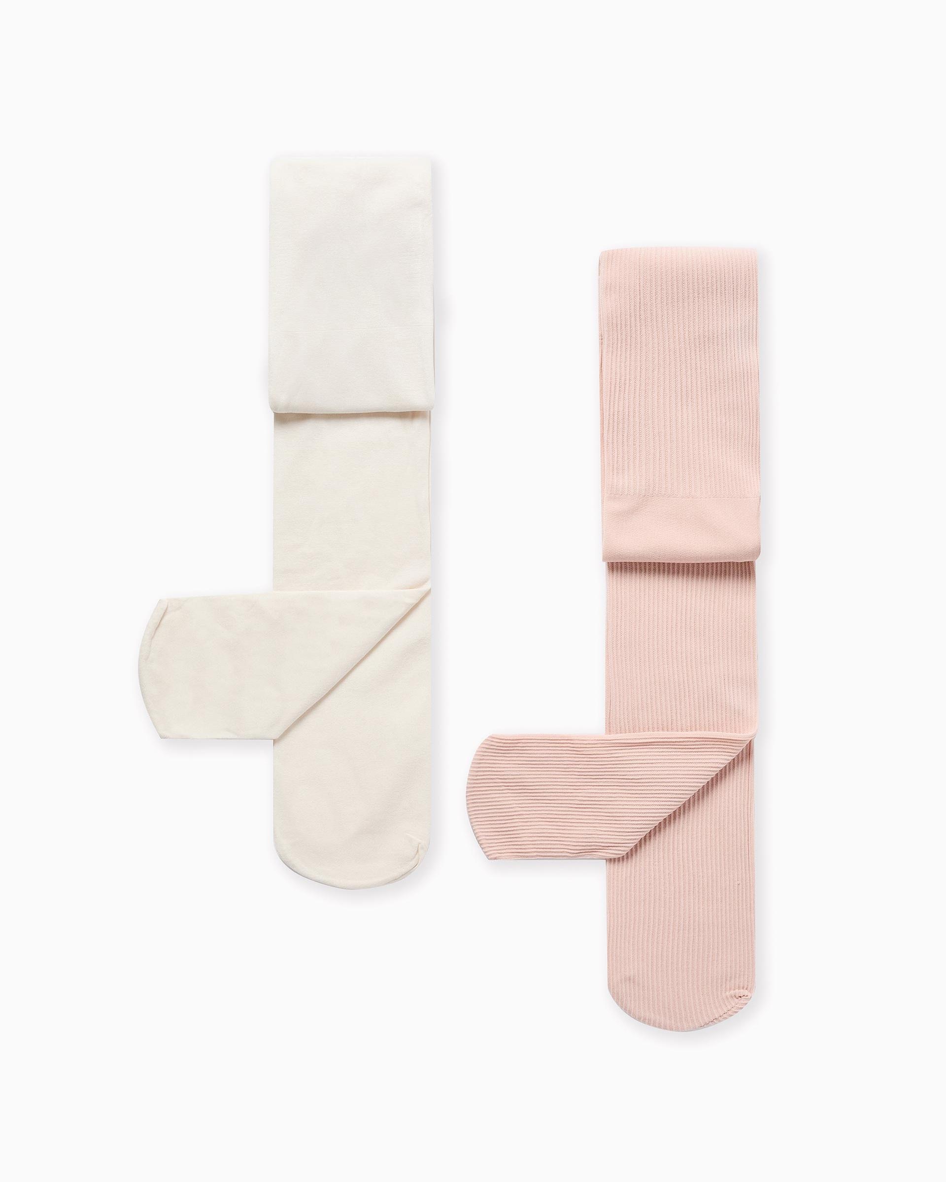 Pack de 2 leotardos de niña de microfibra - Zippy - Multicolor Multicolor-1