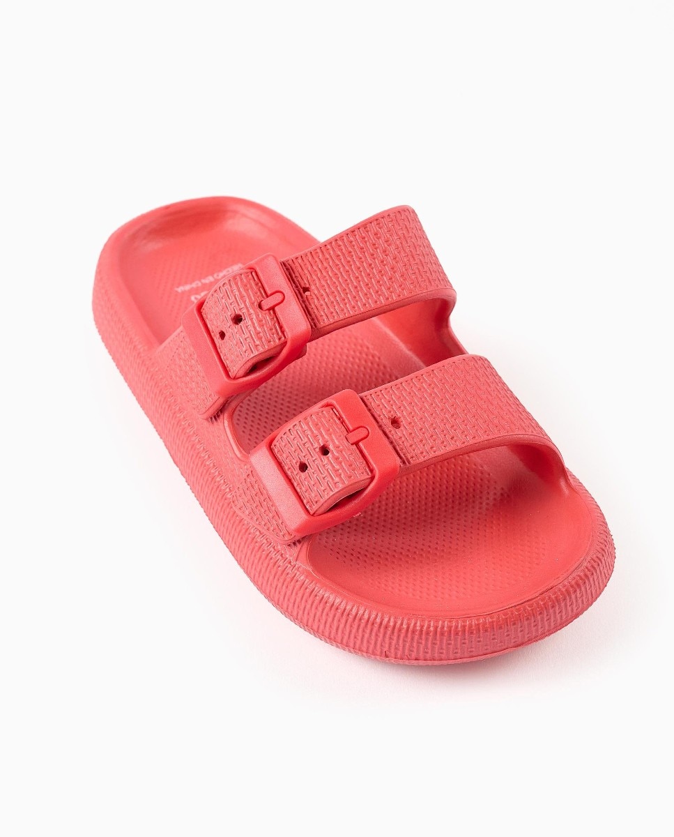 Chanclas pala de niña de goma y con tiras - Zippy - Rosa Rosa-2