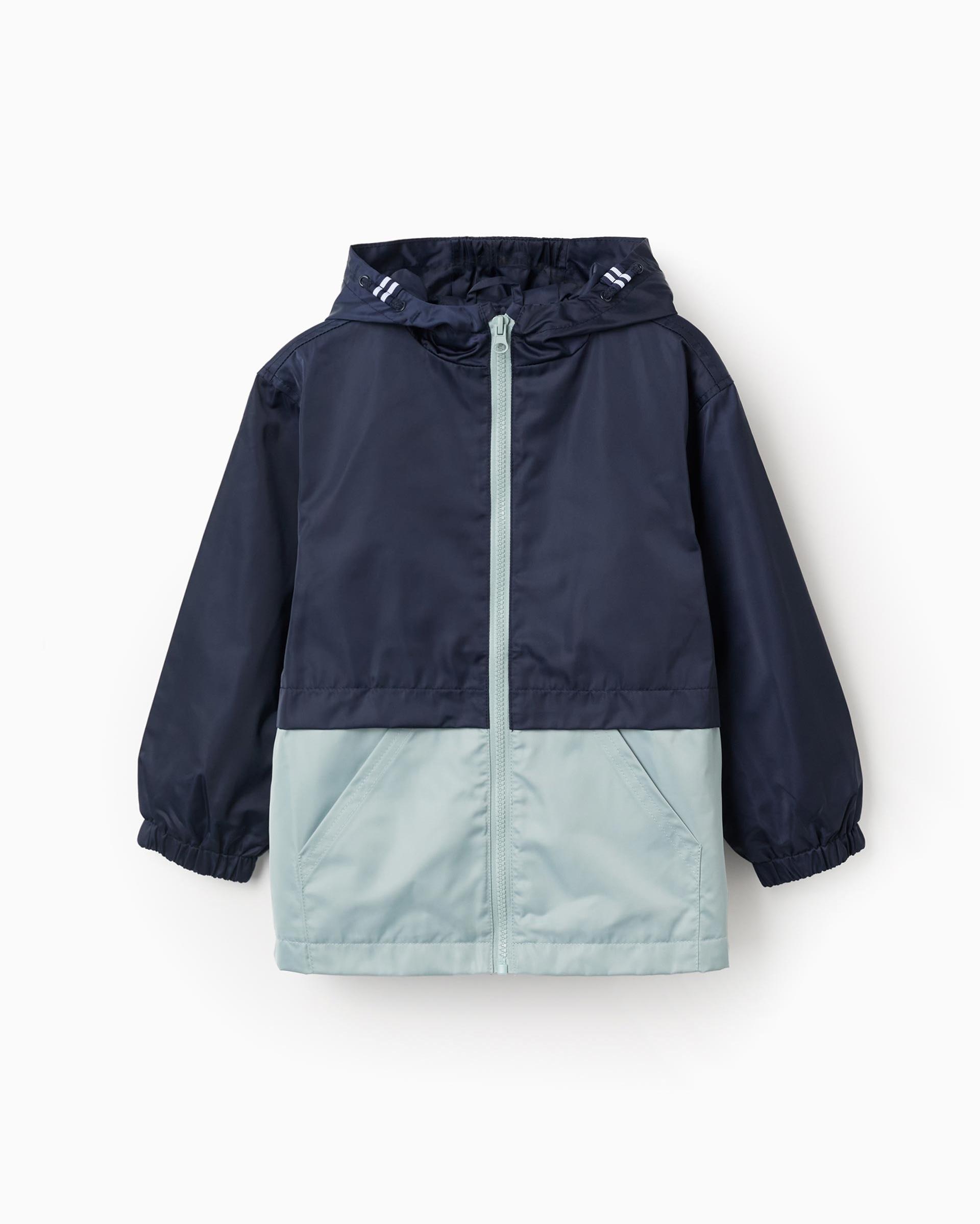 Parka de niño con capucha y bolsillos